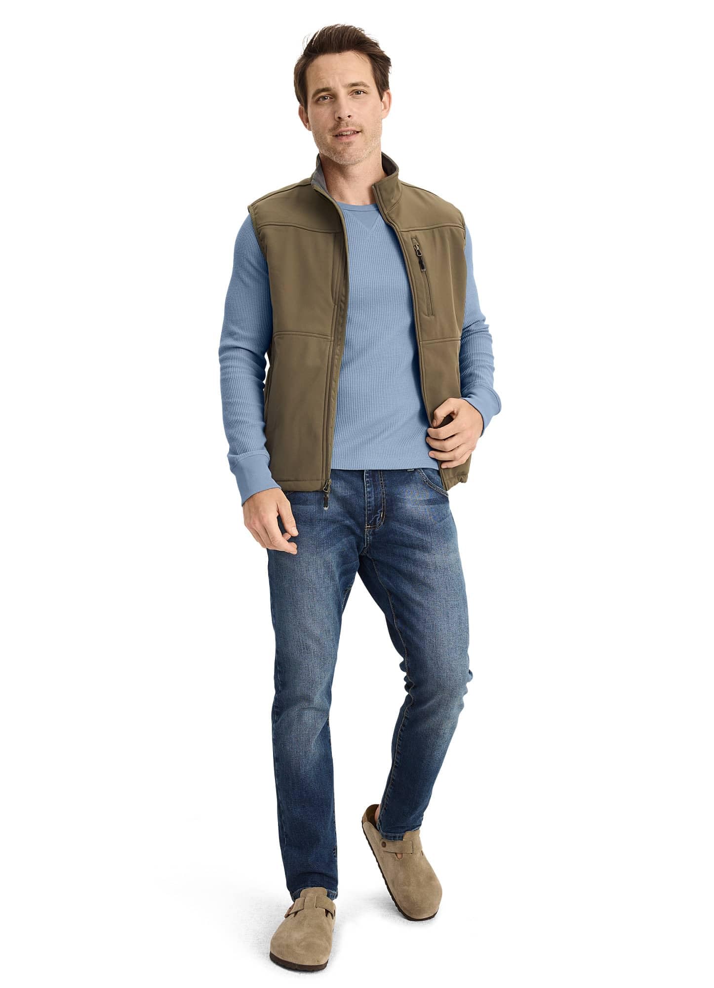 Jockey Men's Thermal Baselayer Long Sleeve Waffle Crew Shirt - Warm Winter Underwear for Cold Weather, Layering & Outdoor Activities