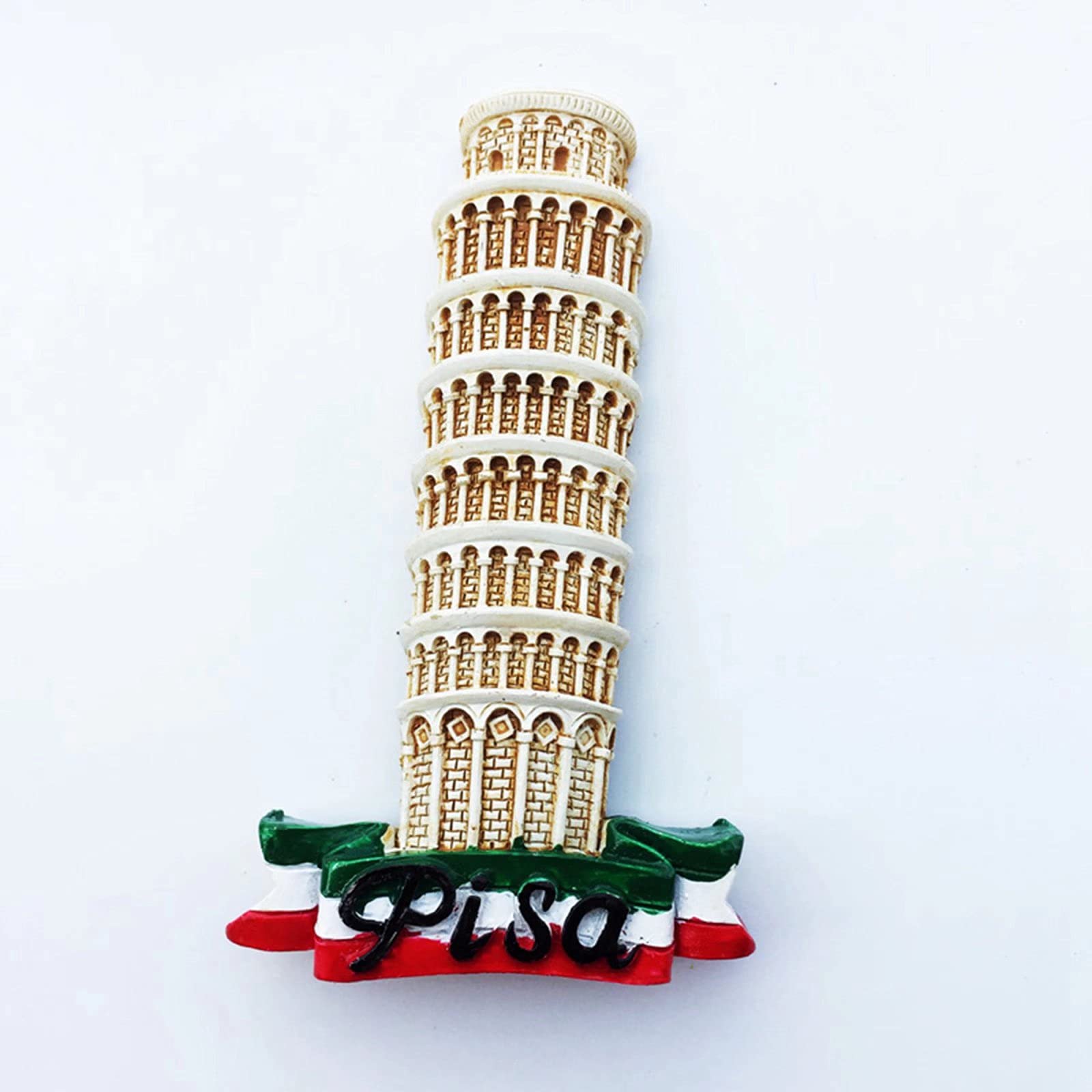 3D Resin Leaning Tower of Pisa Italy Fridge Magnet - Travel Souvenir & Collectible Gift for Refrigerator (Perfect for Travel Lovers, Home Decor & Unique Gift Ideas)