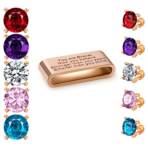 Secret Lies Within Inspirational Ring Loop & 10 CZ Apple Watch Band Charms – Compatible with iWatch Series SE/8/7/6/5/4/3/2/1 (38mm-49mm) – Elegant Silicone Band Accessories for Women – Perfect for Daily Wear, Workouts & Special Occasions