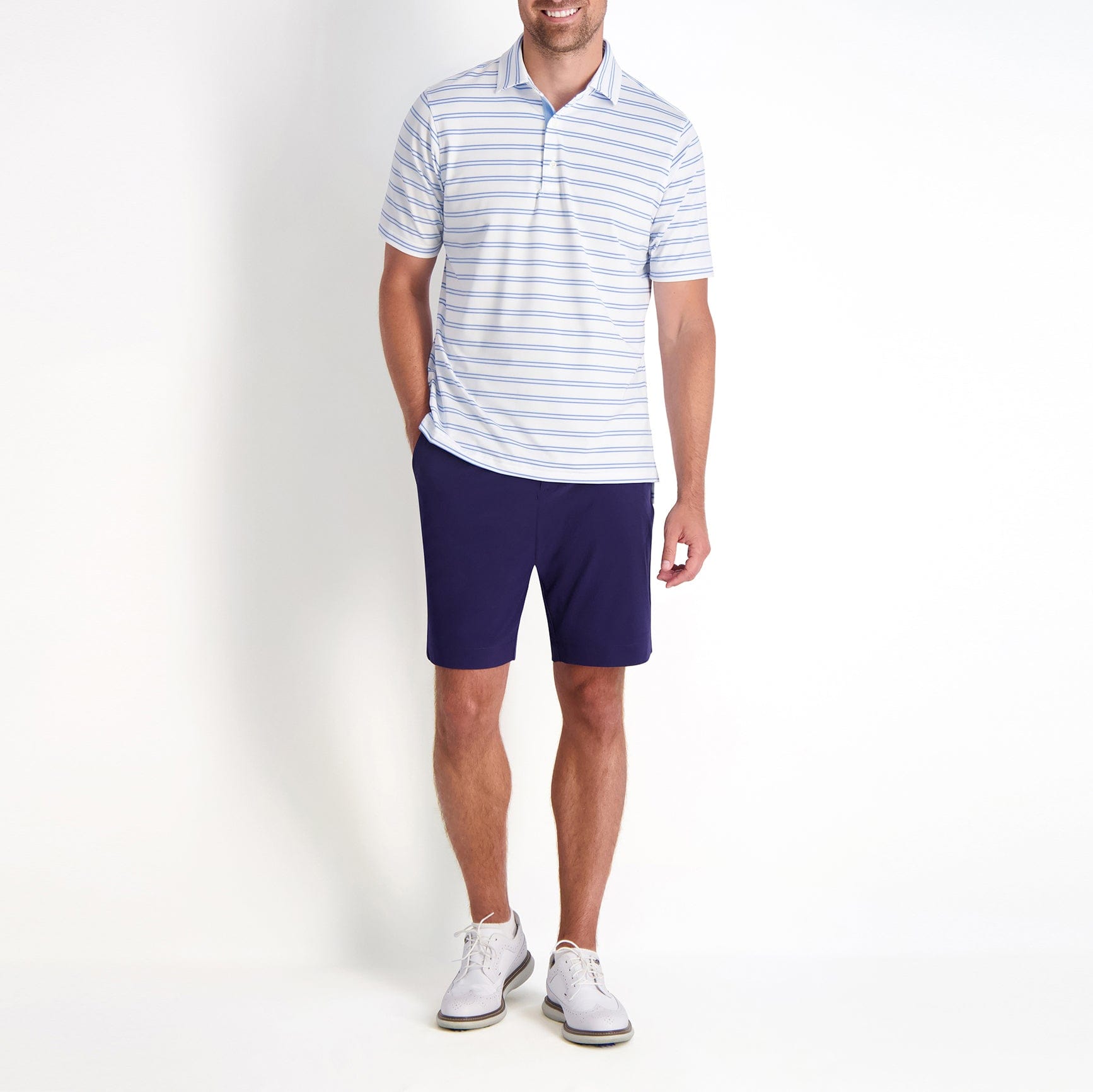 Ron Striped Men's Casual Shirt - Comfortable & Stylish Button Down Shirt for Work, Travel & Everyday Wear