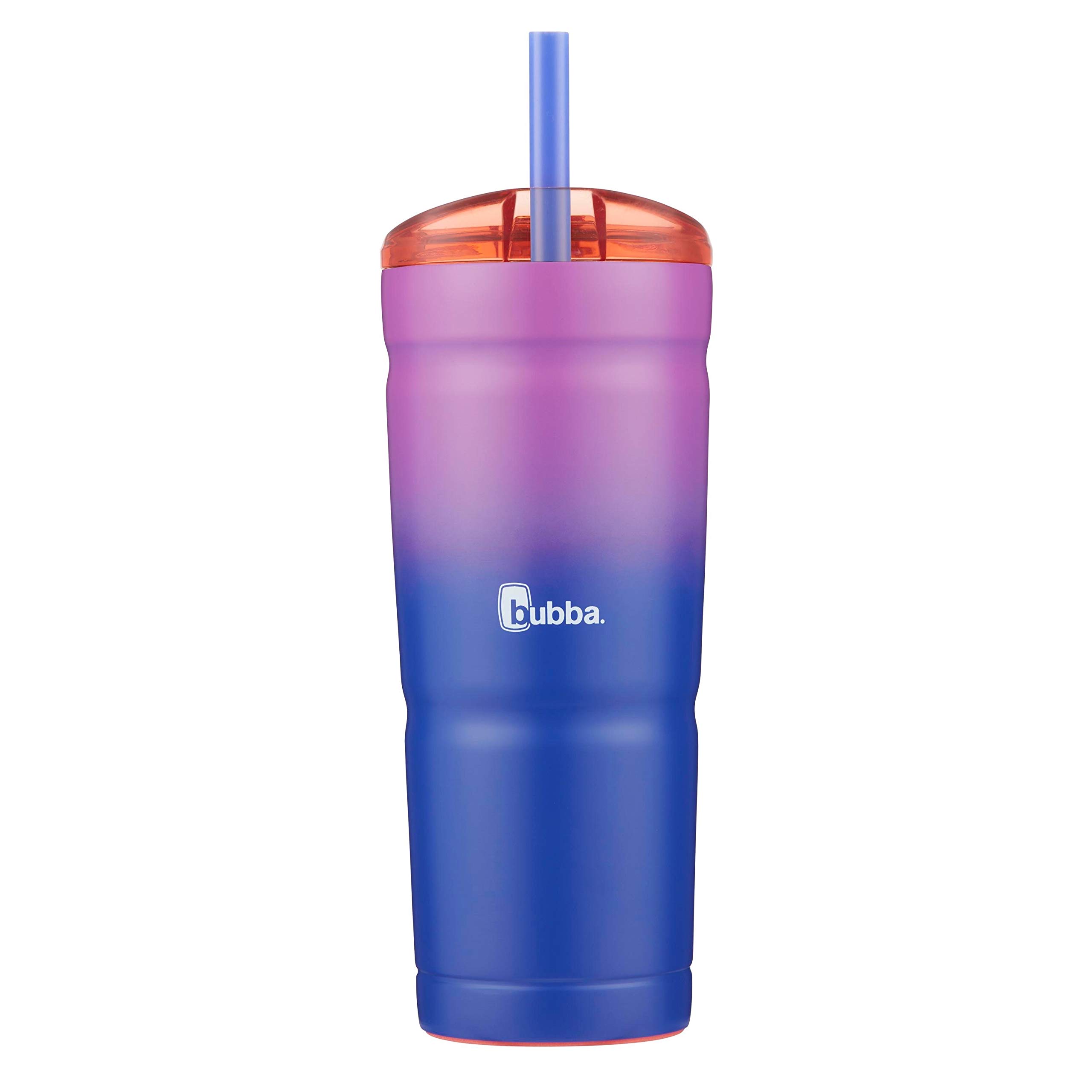 Bubba Vacuum Insulated Stainless Steel Tumbler 24oz - Vineyard Ombre Color, Leakproof Lid, Keeps Drinks Hot/Cold for Hours - Perfect for Coffee, Tea, Water & Outdoor Activities (Pack of 1)