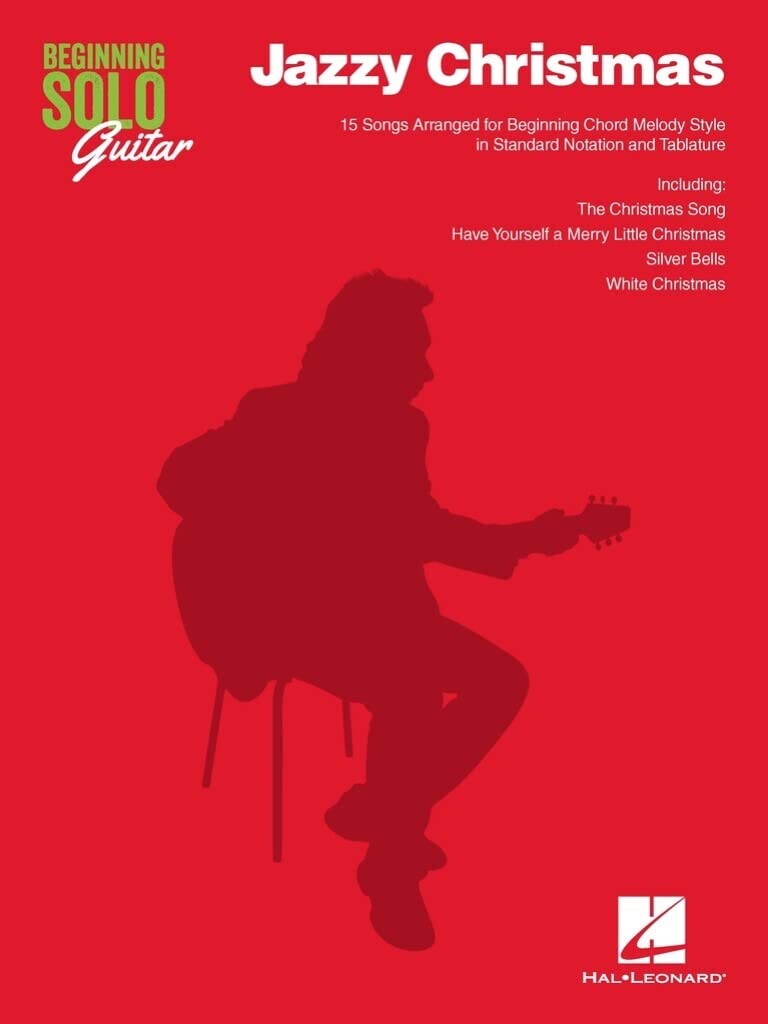 Jazzy Christmas Guitar Book for Beginners - Easy Solo Guitar Sheet Music for Holiday Songs - Perfect for Festive Performances & Learning