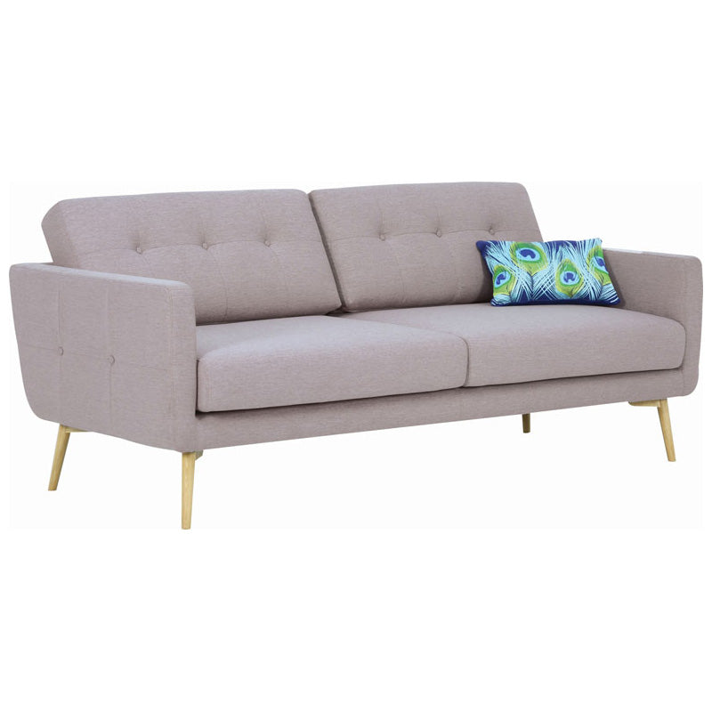 STREAM 3-Seater Sofa in Oak Brown | Royaal Range Collection | Perfect for Living Room, Lounge & Family Room Decor