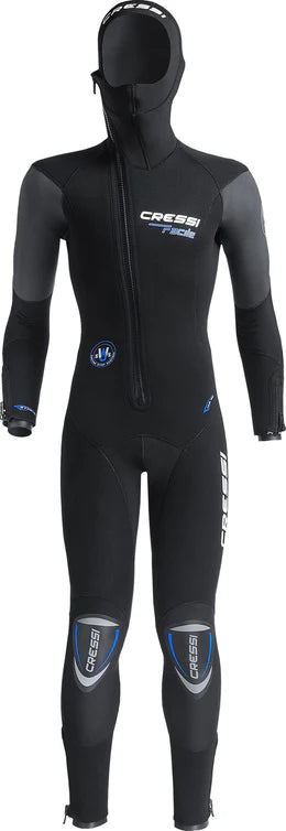 Cressi Facile 8mm Neoprene Wetsuit for Men - Scuba Diving, Snorkeling & Water Sports