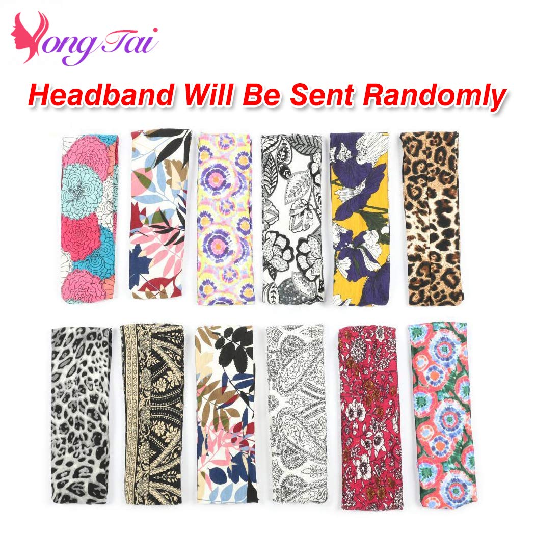 150% Density Glueless Human Hair Scarf Wig - Body Wave Headband Wig with Pre-Attached Scarf | No Lace Wear & Go Wig for Women | 22 Inch Natural Color | Perfect for Daily Wear, Parties & Protective Styling