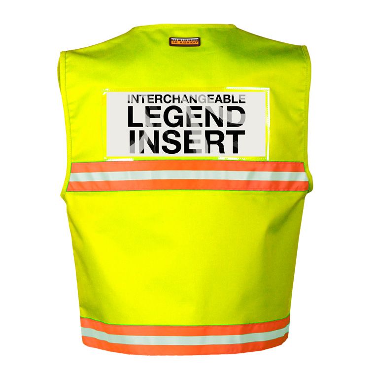 4700 Series Incident Command Vest - High Visibility Safety Vest for Emergency Response & Law Enforcement - Ideal for Firefighters, Police & First Responders