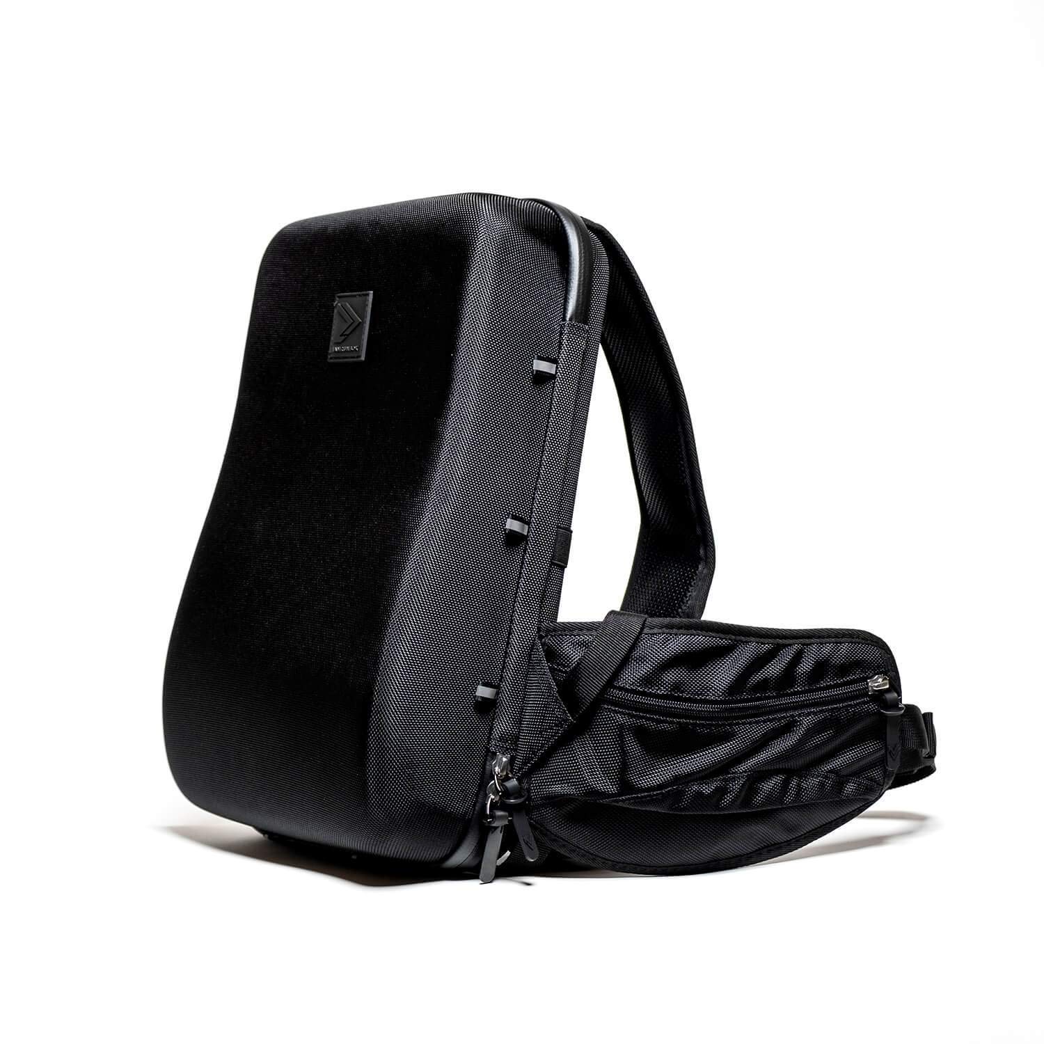 Black Anti-Theft Waterproof Laptop Backpack for Men & Women - Lightweight Commuter & Travel Backpack for Running, Cycling, Outdoor Adventures - Perfect for Work, School & Daily Use