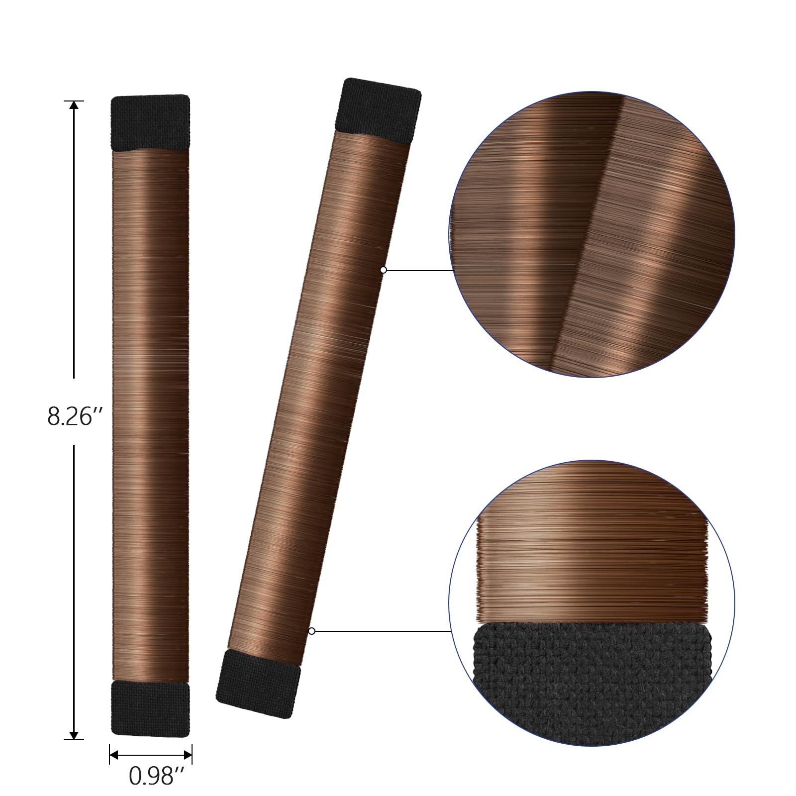 4-Piece Hair Bun Maker Set - Magic Donut for Women & Kids | DIY Hair Shaper Tool for Ballerina & Updo Hairstyles | Perfect for Long Hair Styling at Home, School or Special Events