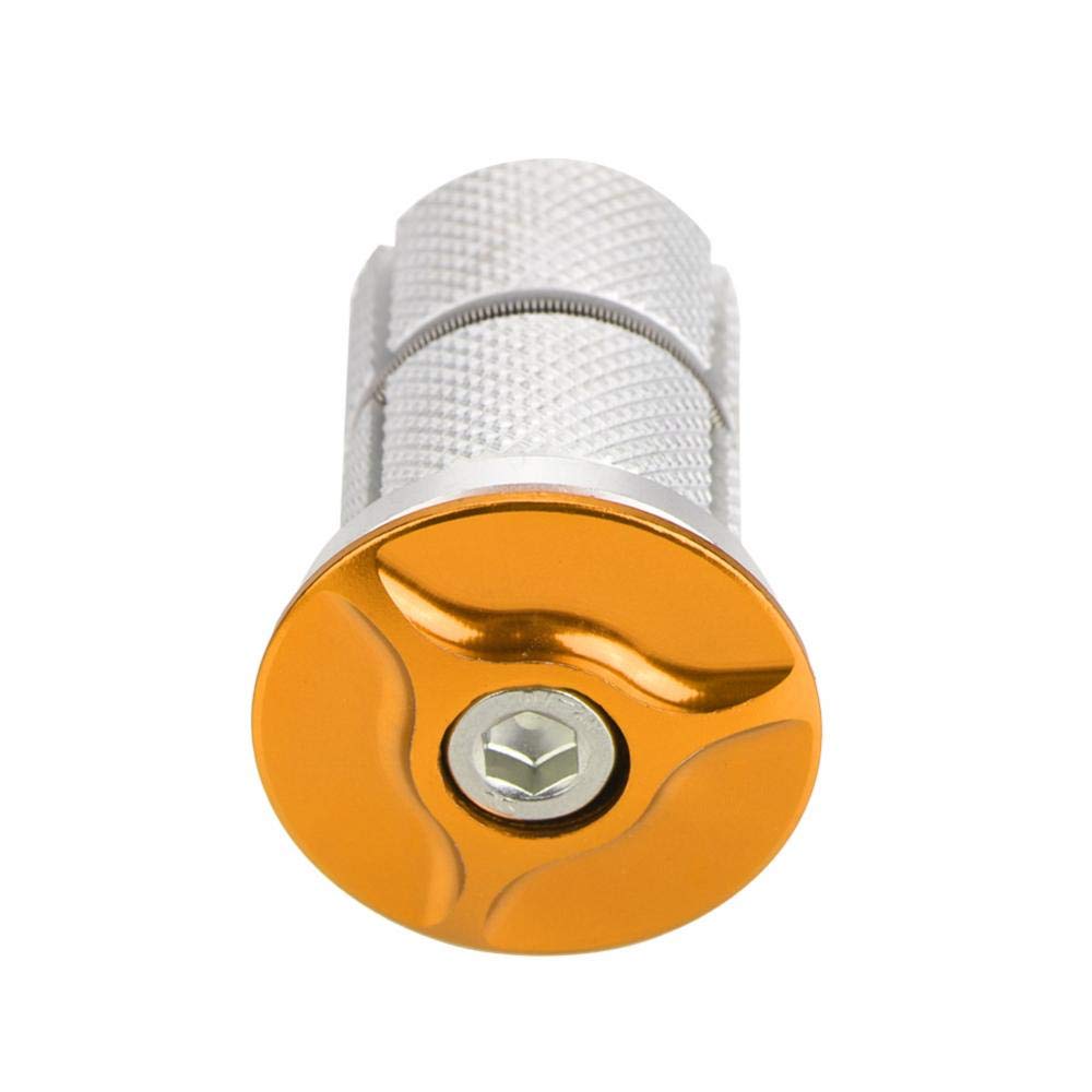 Keenso Bike Stem Headset - Lightweight Aluminum Alloy 1/1.25 Inch Fork Expander Top Cap for Road & Mountain Bikes | Perfect for Cycling, Commuting & Bike Upgrades
