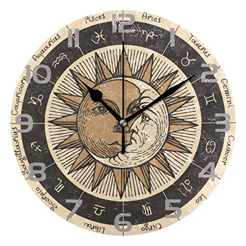 Beige Sun and Moon