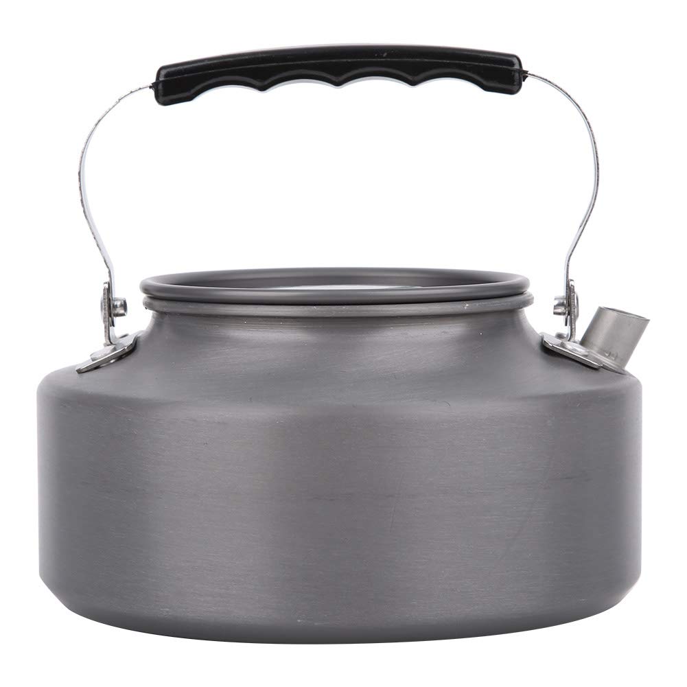 Portable Camping Kettle - Stainless Steel Tea Kettle & Water Pot for Hiking, Backpacking, Outdoor Adventures - Perfect for Camping Trips, Picnics and Emergency Preparedness