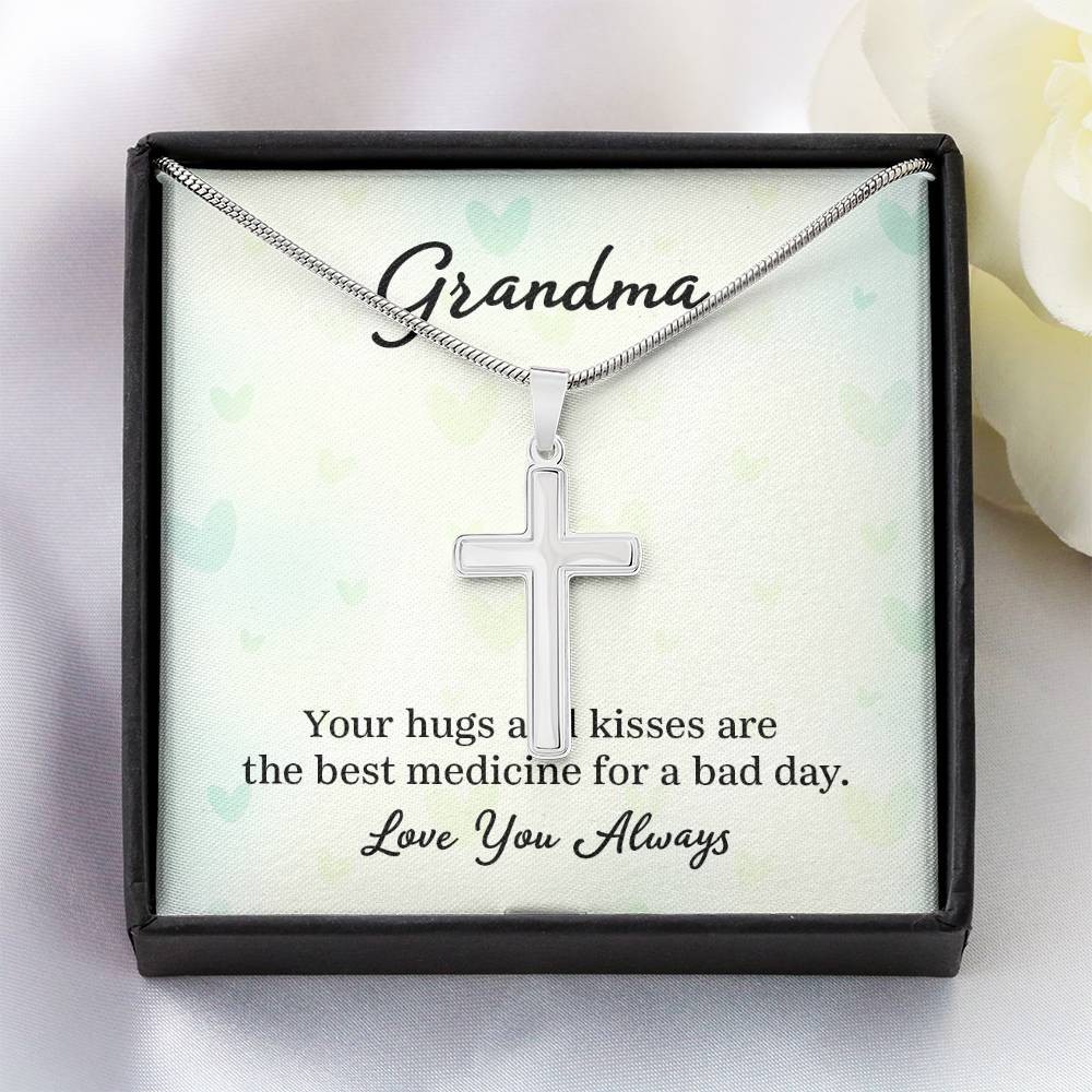 Beautiful Cross Necklace for Grandma - Thoughtful Gift from Grandchildren | Perfect for Birthday, Mother's Day & Christmas Gifts