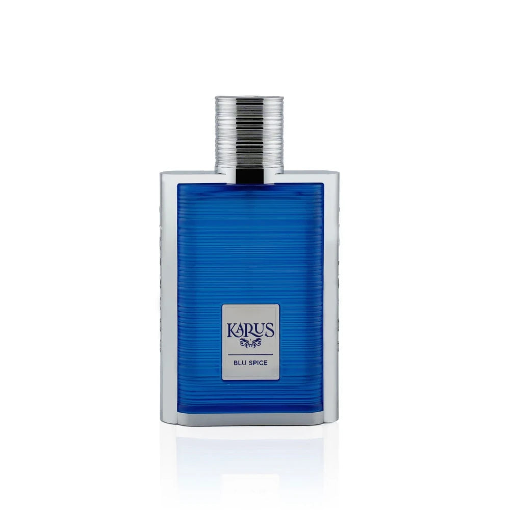 Karus Blu Spice Eau de Parfum 100ml for Men - Fresh & Woody Fragrance for Date Night & Special Occasions