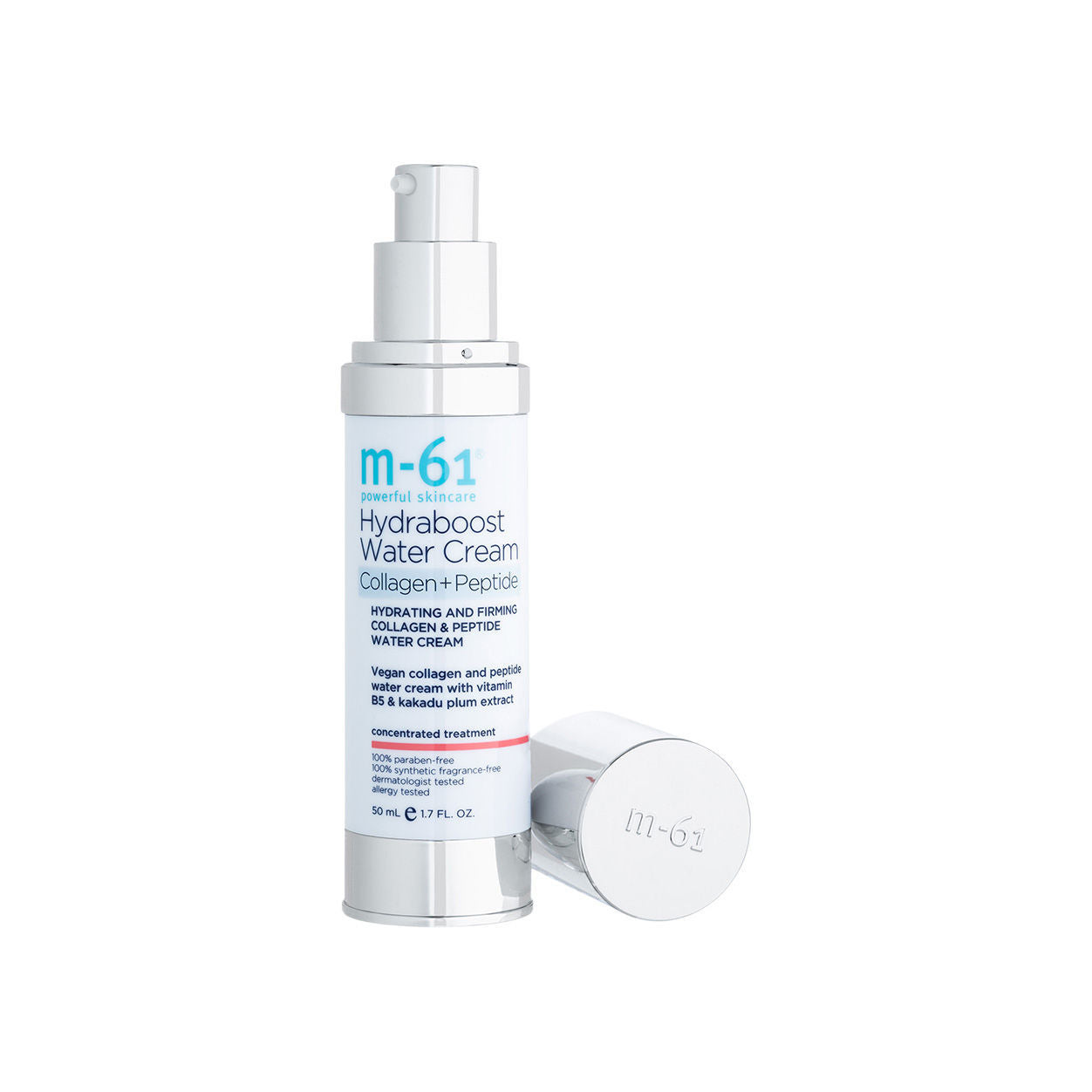 Hydraboost Collagen + Peptide Water Cream for Face - Anti-Aging Moisturizer with Hyaluronic Acid - Hydrating & Plumping Day & Night Cream for Dry & Sensitive Skin - Perfect for Daily Skincare Routine & Makeup Prep