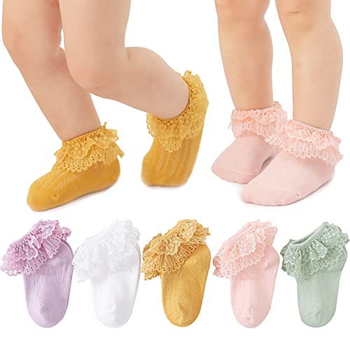 White Yellow Pink Purple Green 5-pack