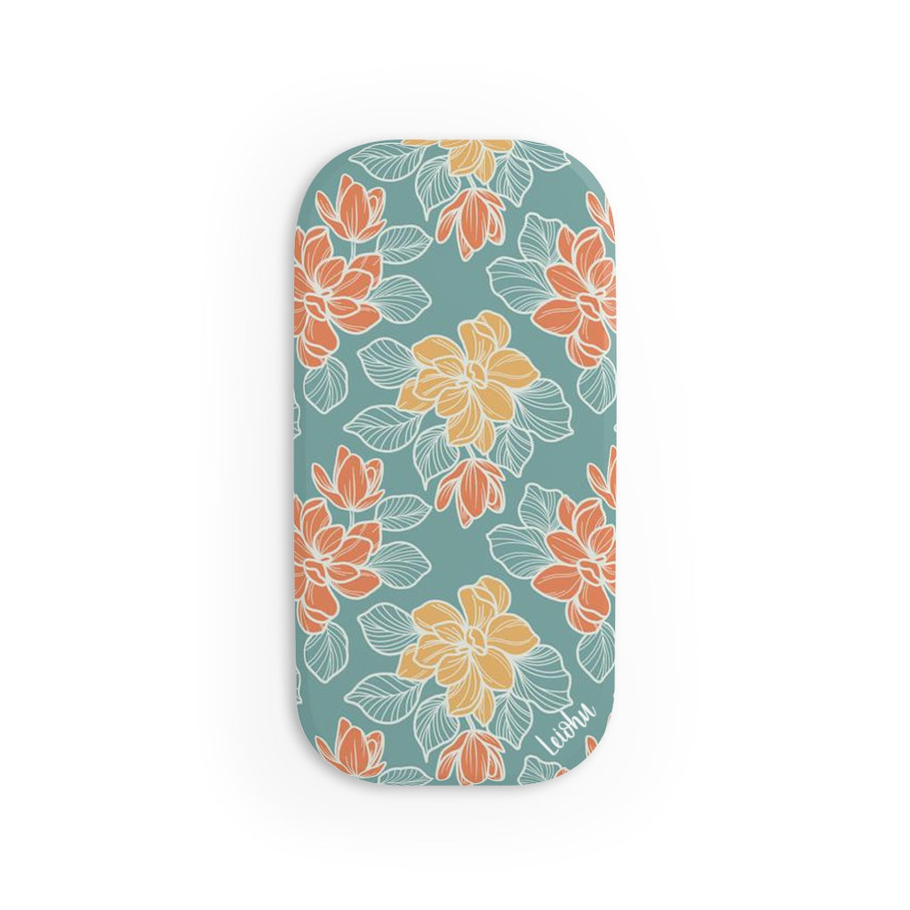 Vintage Garden Phone Grip - Anti-Slip Phone Holder with Floral Design for iPhone & Android - Perfect for Outdoor Picnics, Travel & Daily Commute