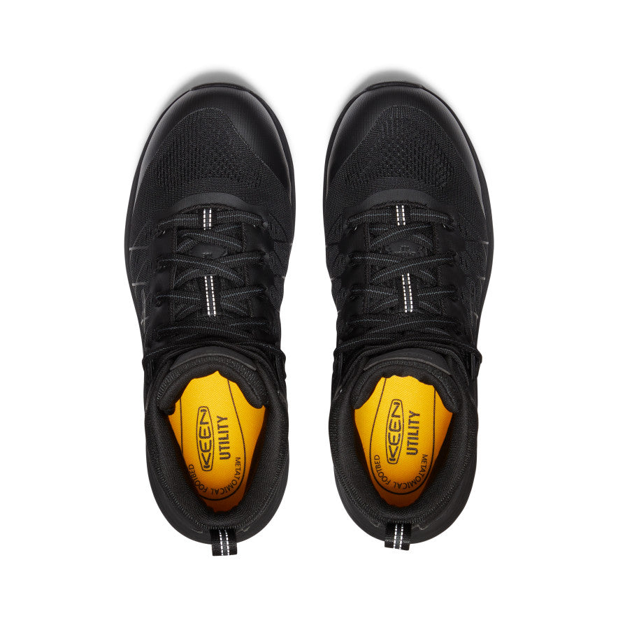 Men's Vista Energy Mid INT MET Carbon Toe Work Boots - Black/Raven - Durable Safety Shoes for Construction & Outdoor Work