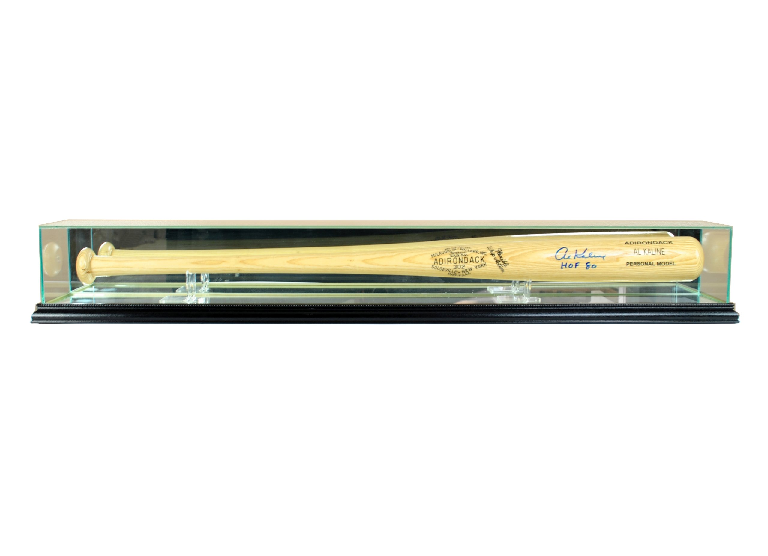 MLB Glass Baseball Bat Display Case - Shatterproof Protection for Collectible Bats - Perfect for Home, Office & Sports Memorabilia Showcase