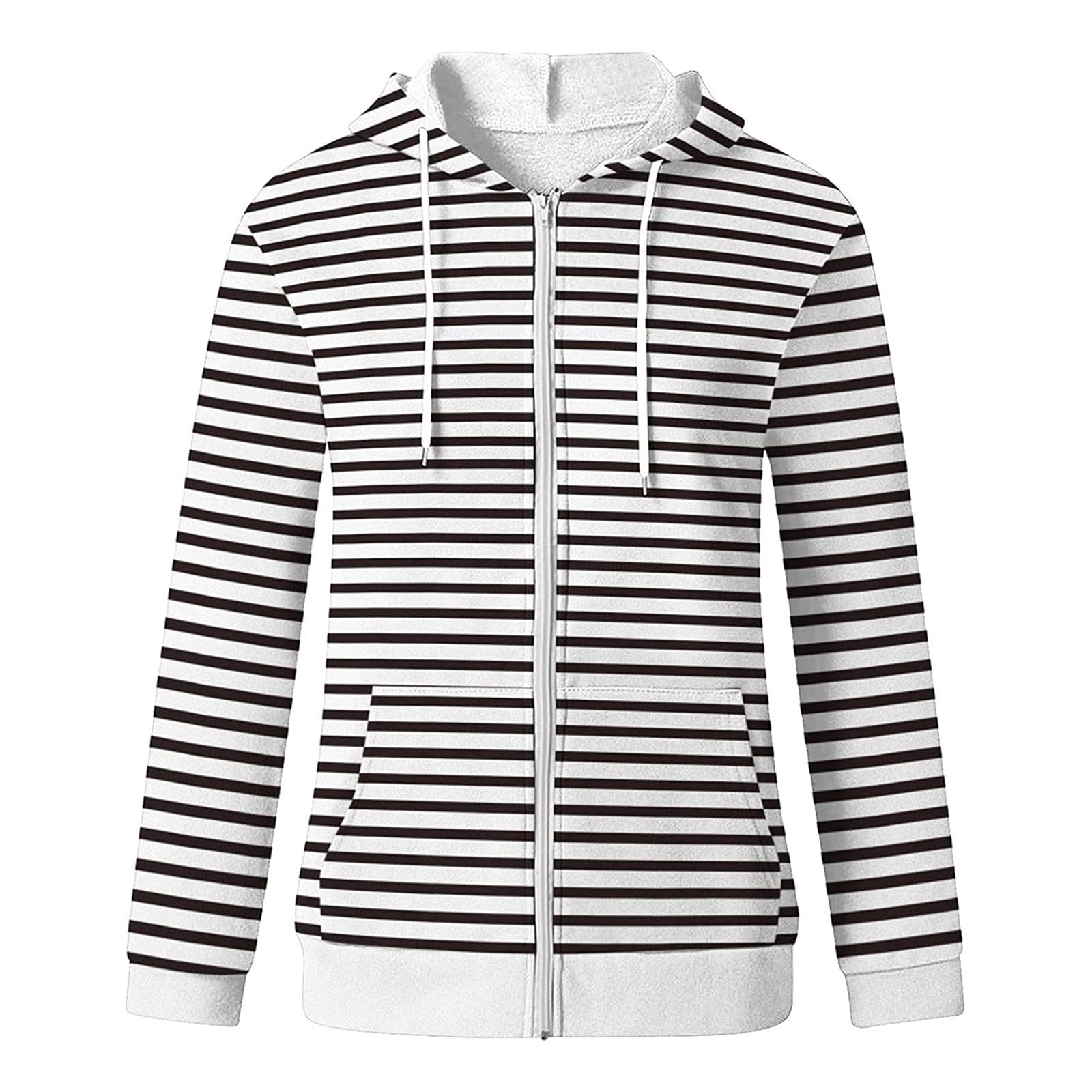 Women's Zip Up Hooded Jacket - Casual Long Sleeve Fleece Hoodie in Gray (Sizes S-3XL) | Perfect for Outdoor Activities, Workouts & Everyday Wear