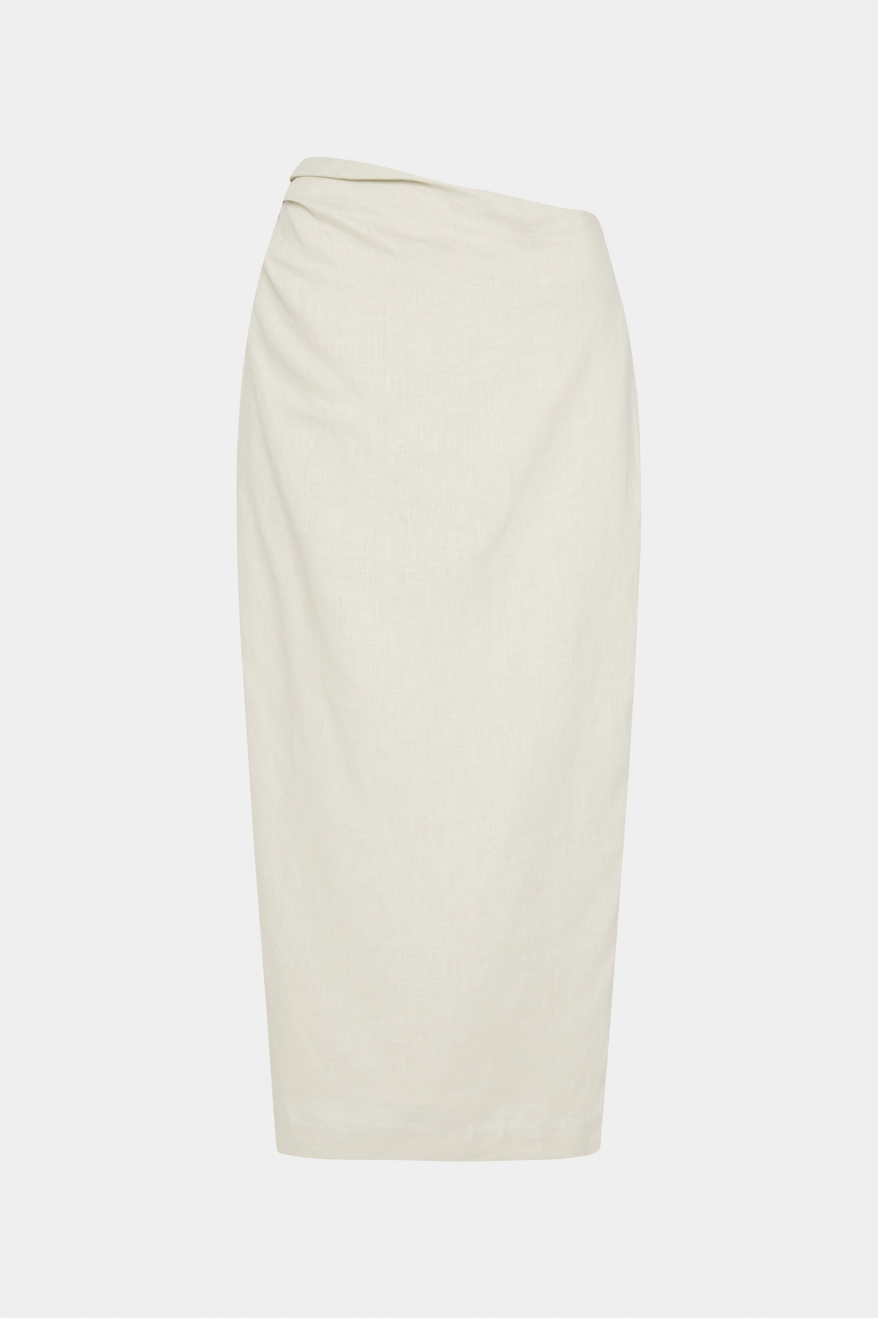 Affogato Asymmetric Midi Skirt for Women - Flowy High Waist Pleated Skirt | Perfect for Casual Outfits, Date Nights & Summer Vacations