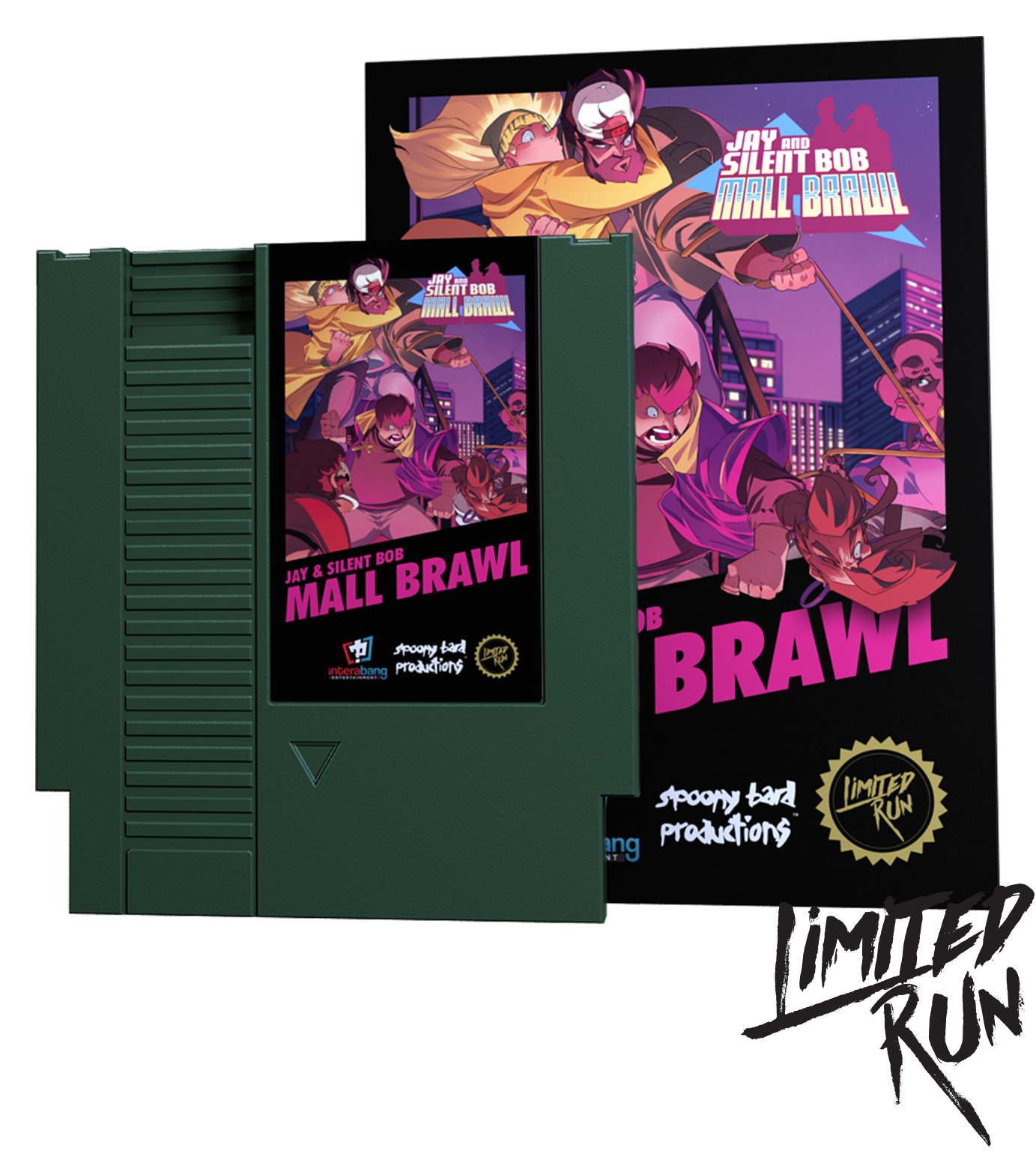 Jay and Silent Bob Mall Brawl NES Game - Retro 8-Bit Fighting Game for Nintendo Entertainment System - Perfect for Collectors and 90s Nostalgia Gaming