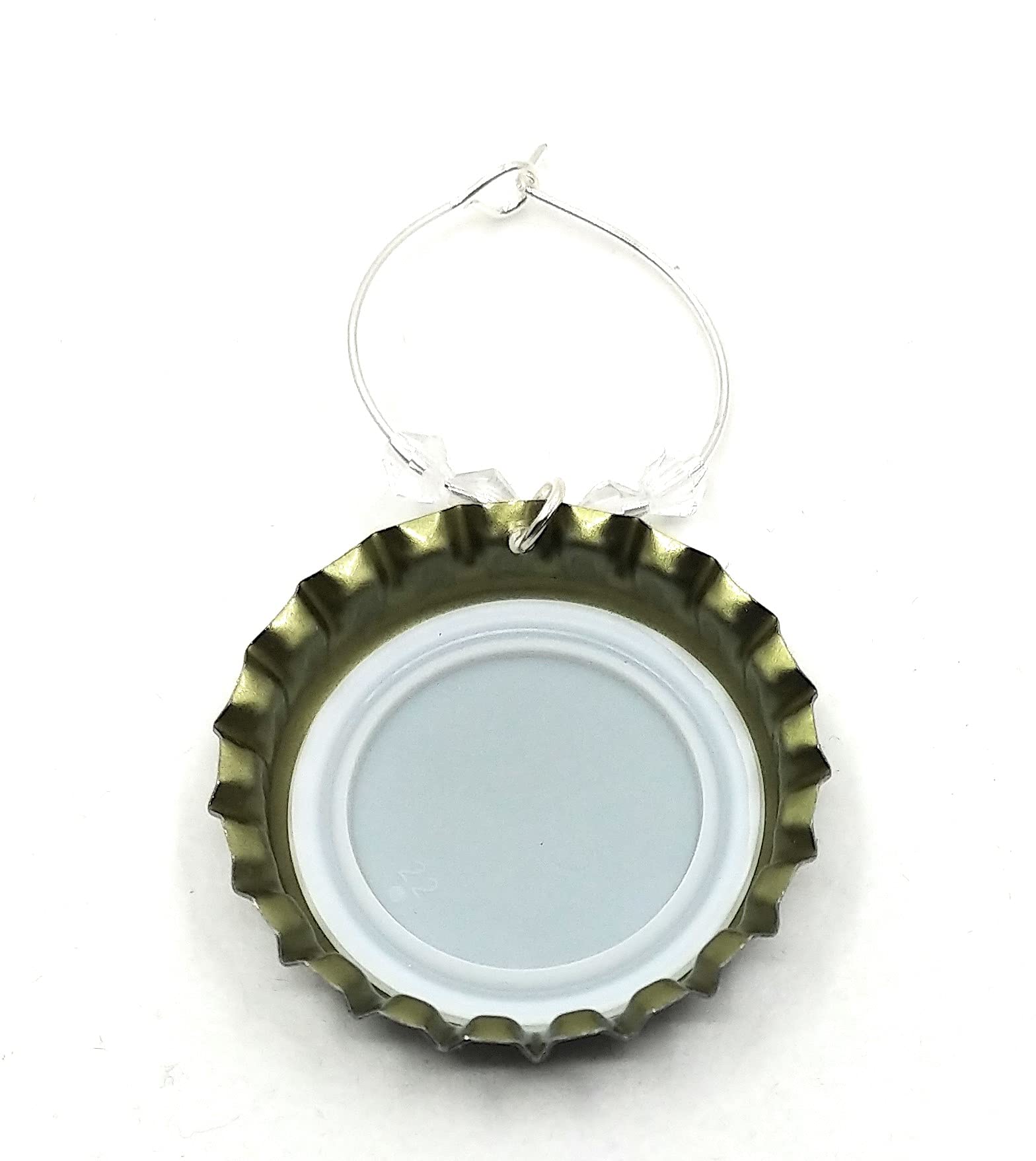 4th of July Wine Charms Set - Patriotic Independence Day Glass Markers & Bottle Cap Charms (8-Piece) - Perfect for Memorial Day BBQs, Summer Parties & Holiday Celebrations