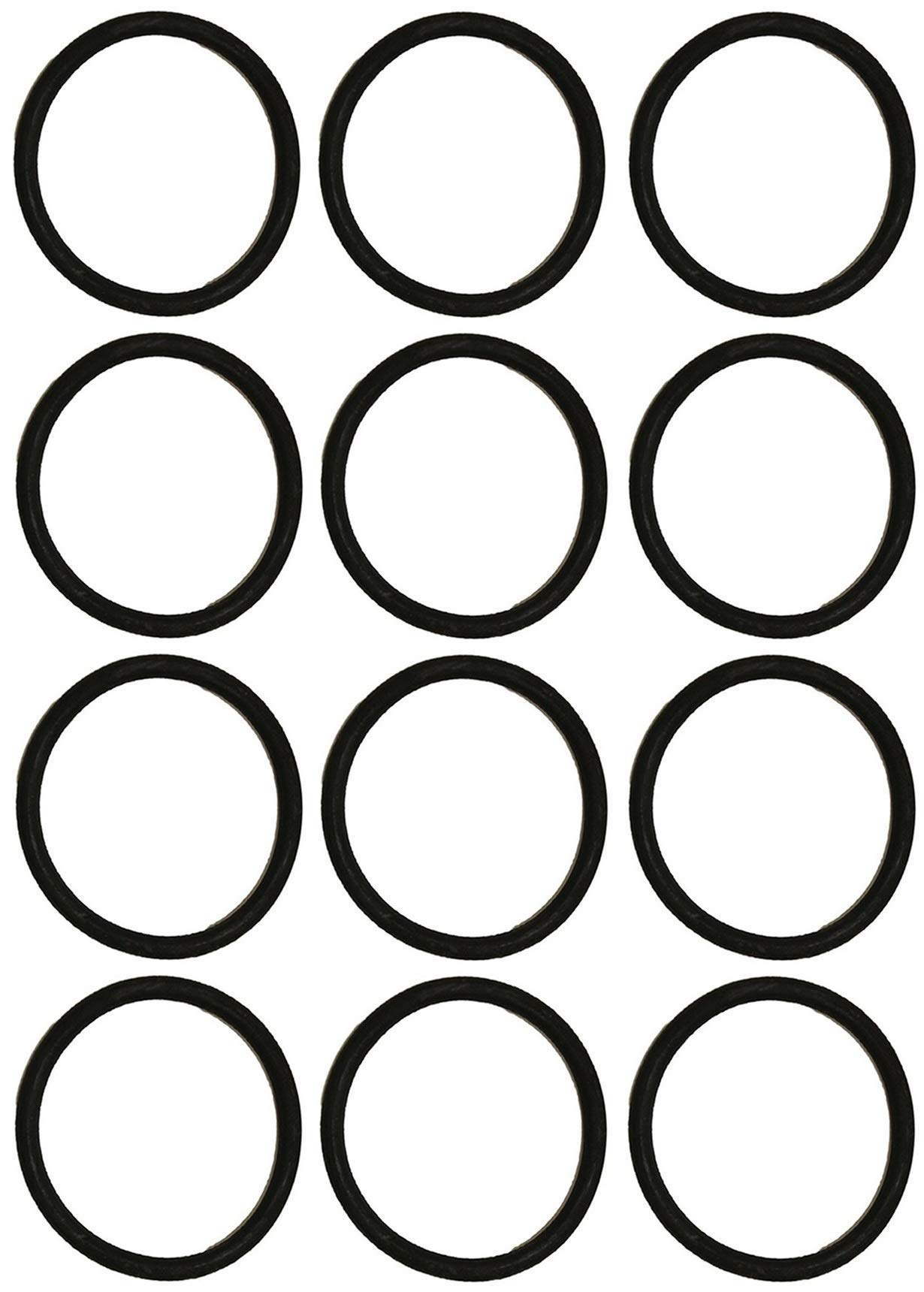 HASMX 12-Pack Heavy Duty Vacuum Belts for Hoover Convertible H-49258 & Upright Vacuum Cleaners - Durable Replacement Belts for Powerful Suction - Perfect for Home Cleaning, Carpets, and Pet Hair Removal