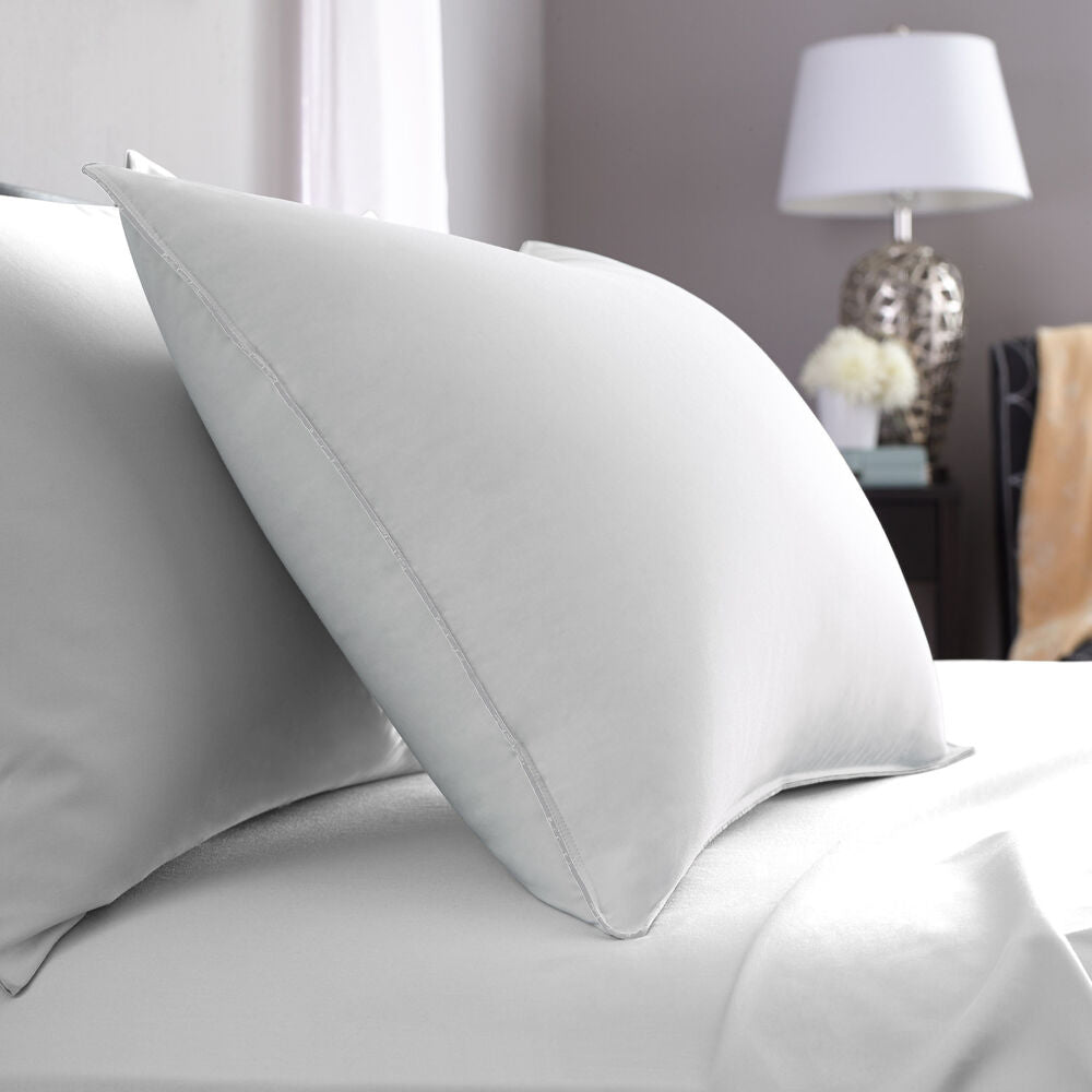 Pacific Coast® Natural Feather Pillow - Hypoallergenic & Supportive Down Alternative for Side, Back & Stomach Sleepers - Perfect for Bedroom, Guest Room & Travel Use