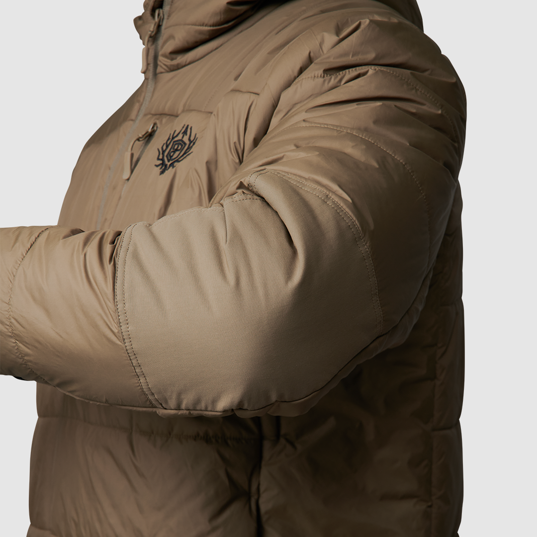 Men's Tundra Winter Jacket - Coyote Brown Waterproof Windproof Insulated Coat for Outdoor Hiking, Camping & Cold Weather Activities