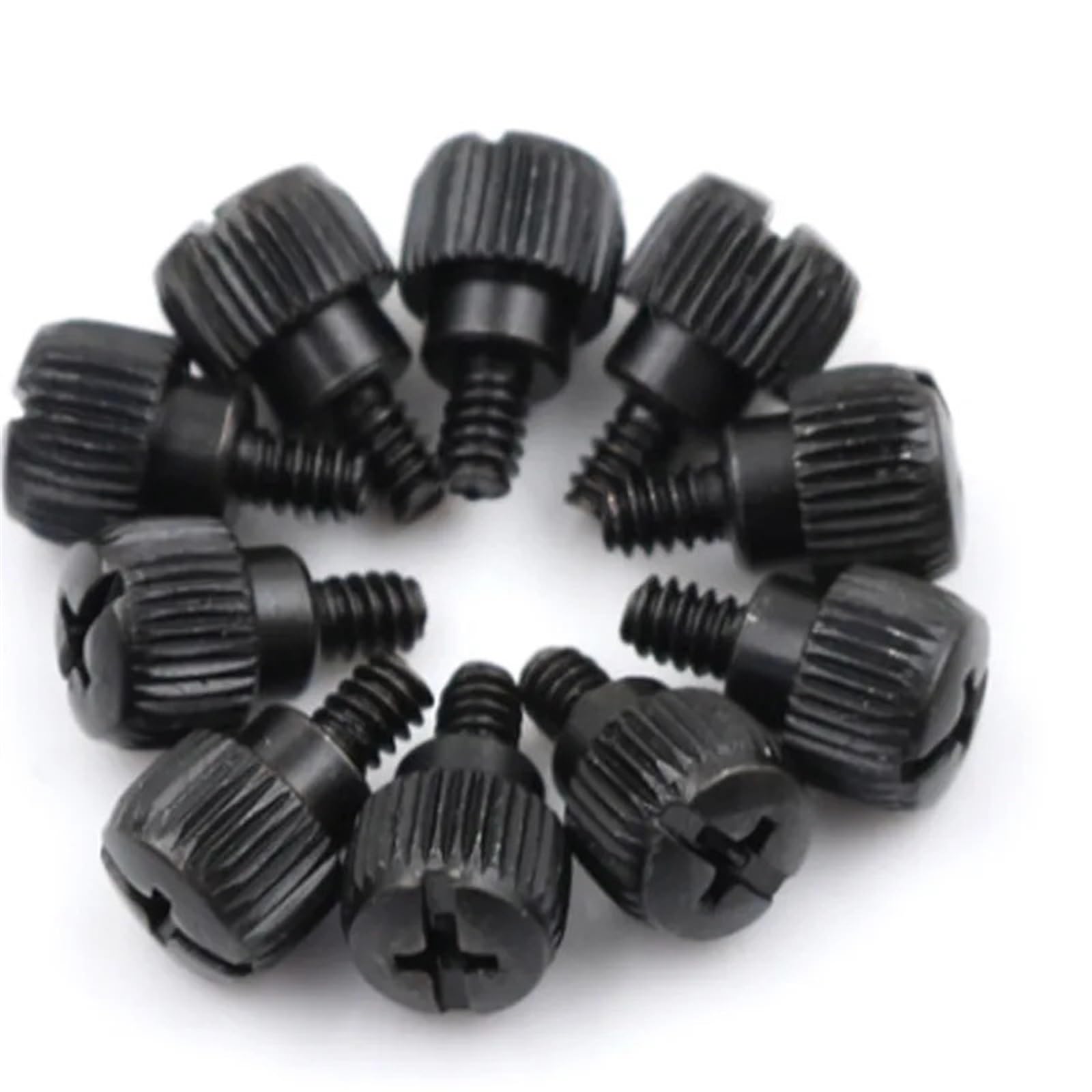 8Pcs PC Case Thumbscrews - Tool-Free Adjustable Cooling Screws for Computer Cases - Perfect for DIY PC Builds & Upgrades