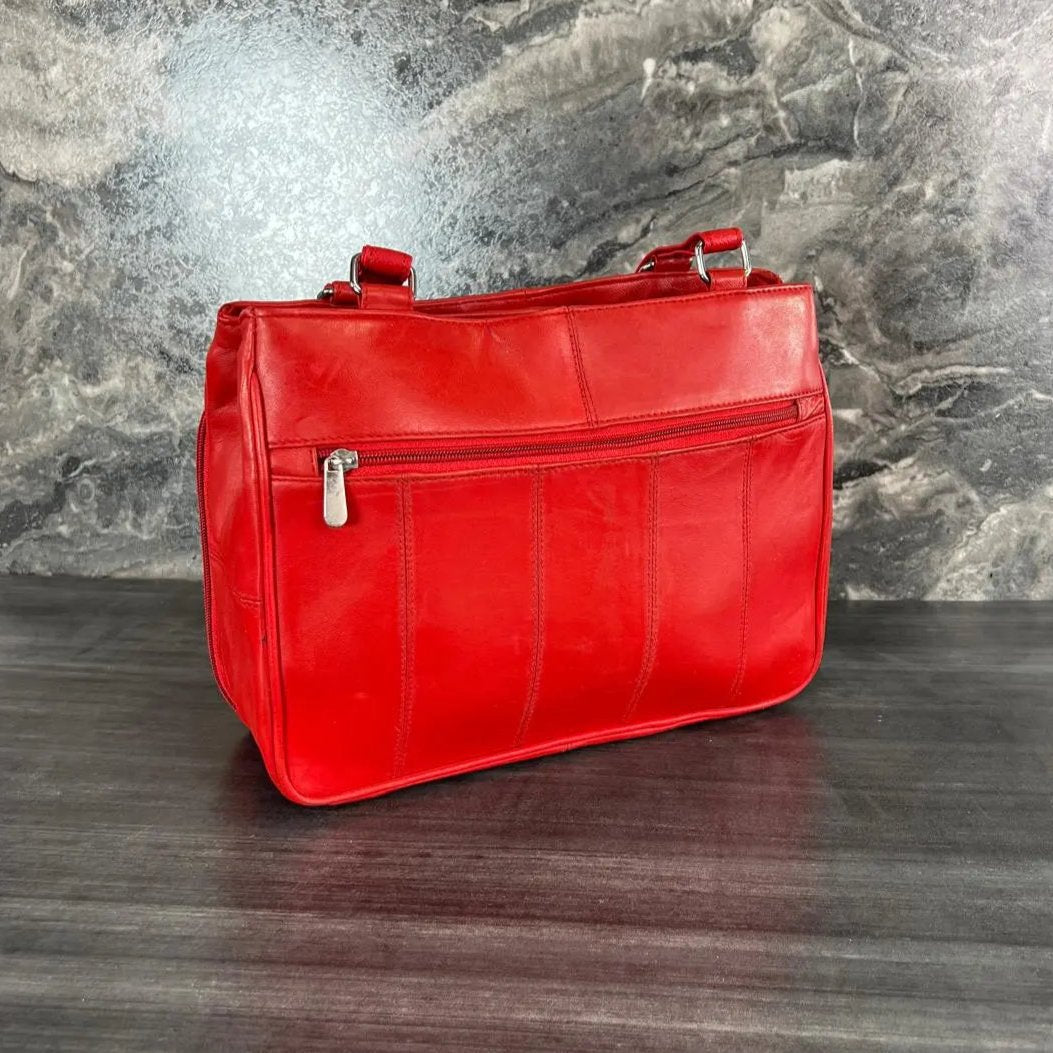 Premium BOL 2 Handle Genuine Leather Tote Bag for Women - Stylish Work & Travel Handbag, Perfect for Office, Shopping & Weekend Getaways