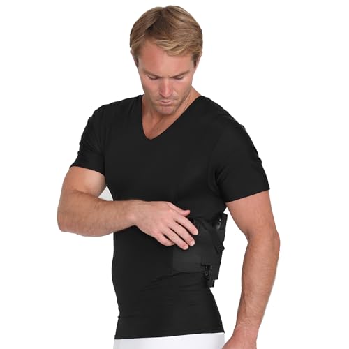 Black V-neck