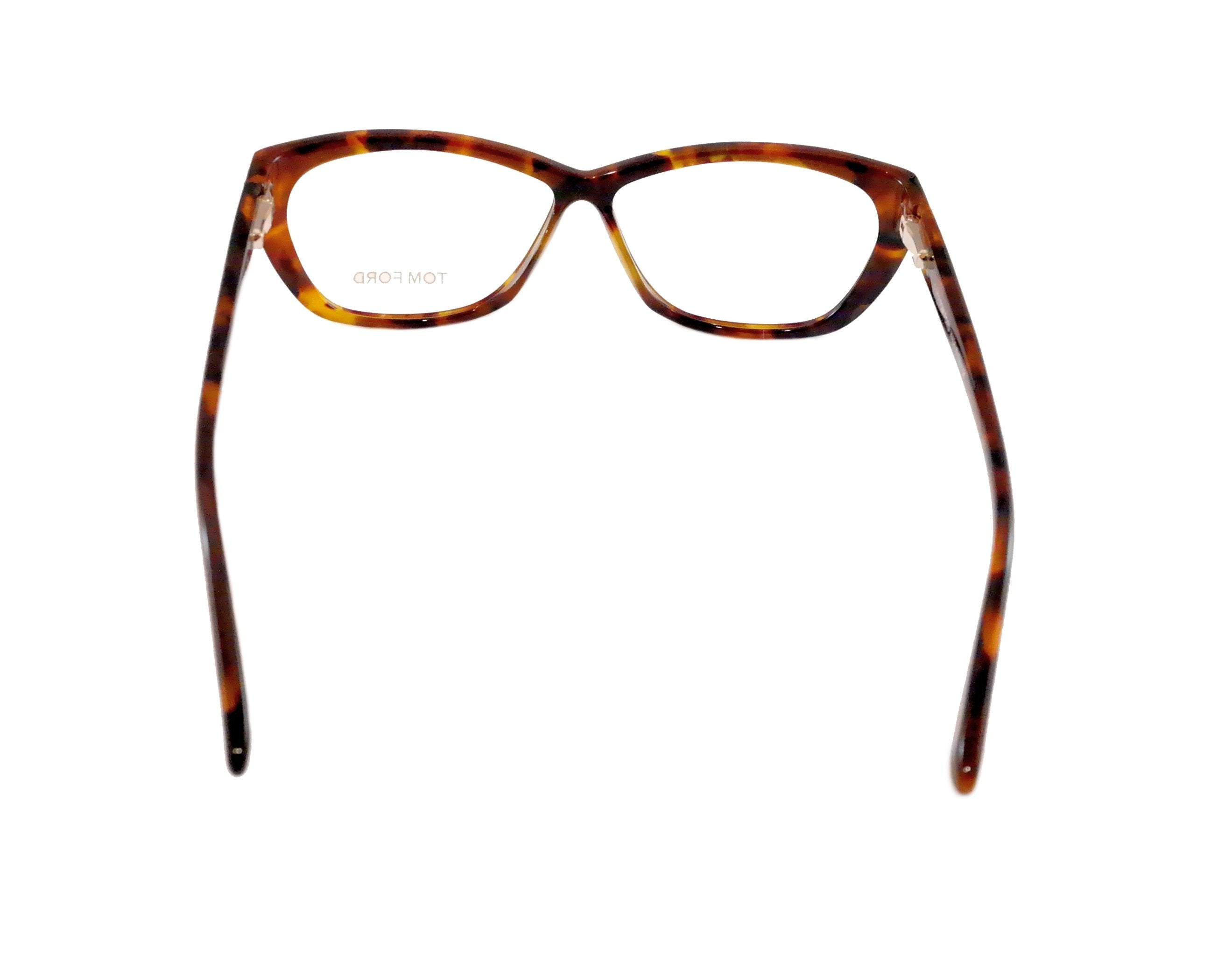 Tom Ford TF5227 052 Brown Plastic Eyeglasses Frame - Made in Italy - Size 54-10-130 - Premium Designer Glasses for Men & Women - Perfect for Office, Reading & Fashion Accessories