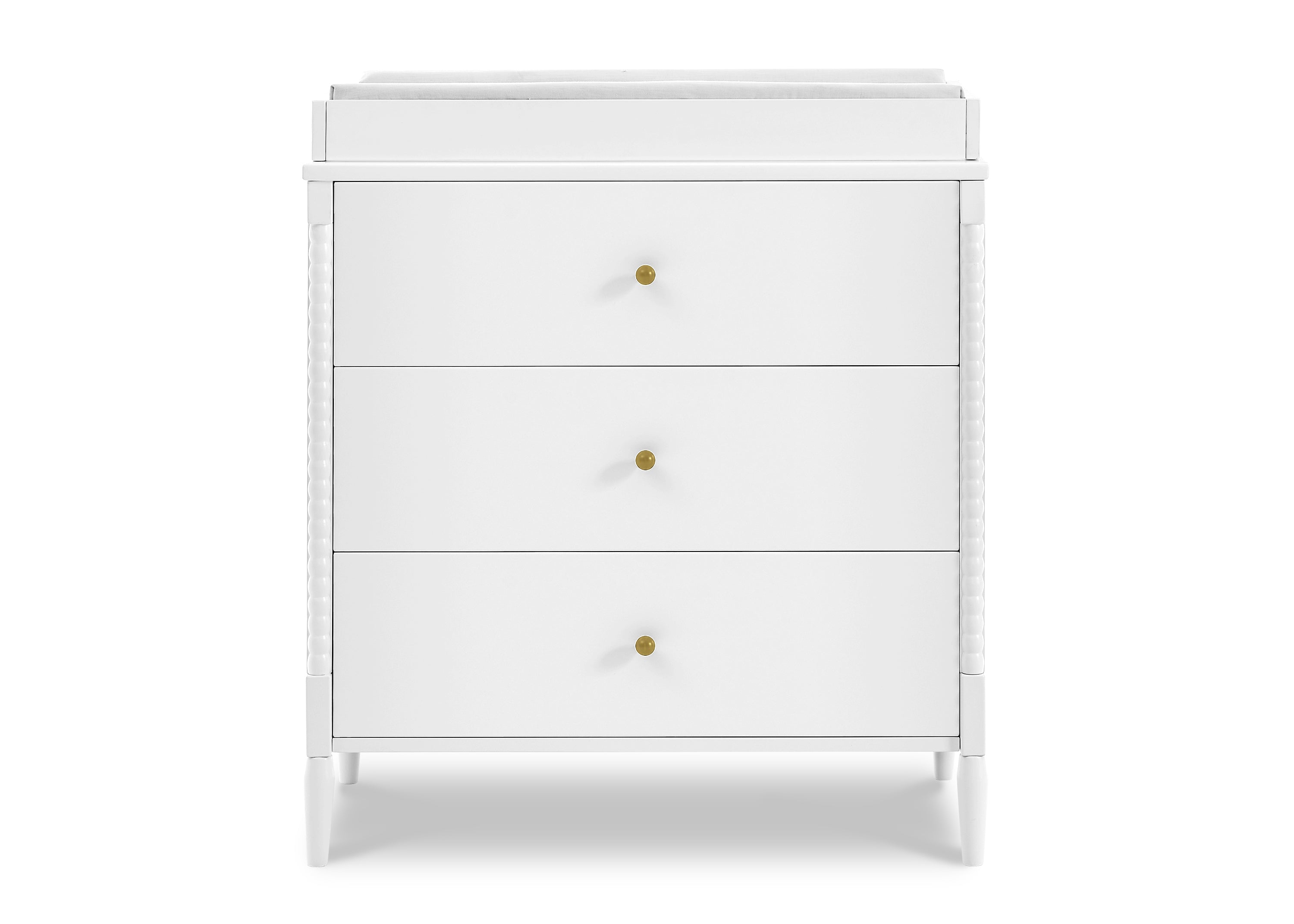 Lily 3 Drawer Dresser with Interlocking Drawers - Sturdy Bedroom Storage Furniture for Clothes, Toys & Organizing - Perfect for Kids Room, Nursery or Dormitory
