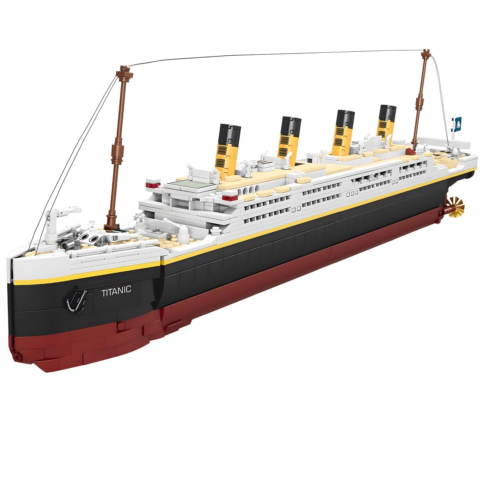 Titanic Building Blocks Set - 2022 Piece Big Ship Bricks Model Kit for Adults & Kids | Perfect STEM Educational Toy & Collectible Display | Birthday Gift for Ship Lovers & History Enthusiasts | Great for Home Decor, Office Display & Family Bonding Activities