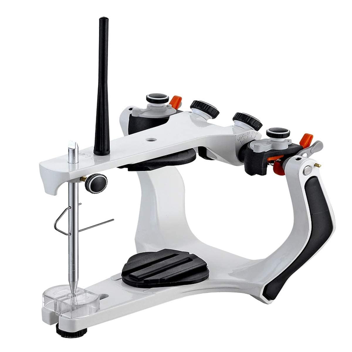 High Precision Dental Lab Semi Adjustable Articulator with Facebow - Aluminum Carry Case for Dentists & Orthodontists | Ideal for Crown, Bridge & Denture Fabrication