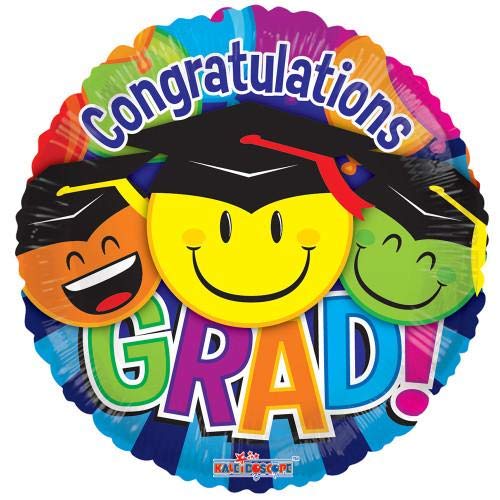 LOONBALLOON 18 Inch Smile Balloons - Giant Latex Party Balloons for Graduation, Birthday & Celebrations - Perfect for Decorations, Photo Props & Special Events