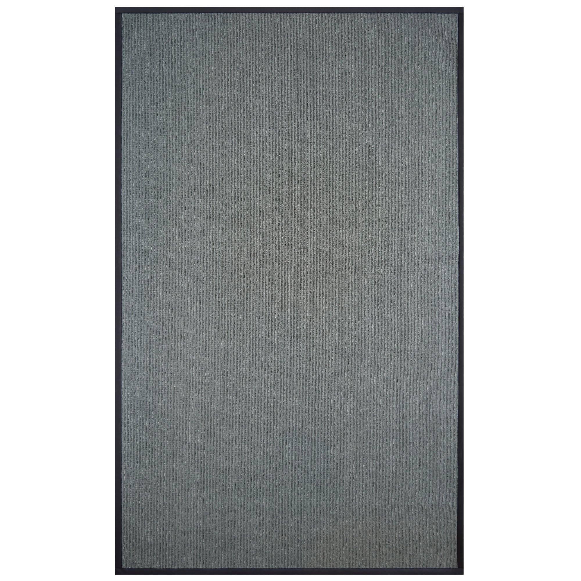 Premium Synthetic Sisal Area Rug - Soft, Stain Resistant & Easy to Clean - Graphite 4x6 ft - Perfect for Living Room, Bedroom & High-Traffic Areas