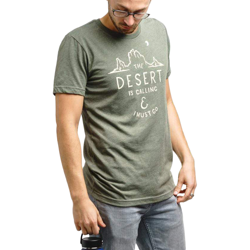 Desert is Calling Unisex T-Shirt - Comfortable Cotton Graphic Tee for Men & Women | Perfect for Travel, Hiking & Outdoor Adventures
