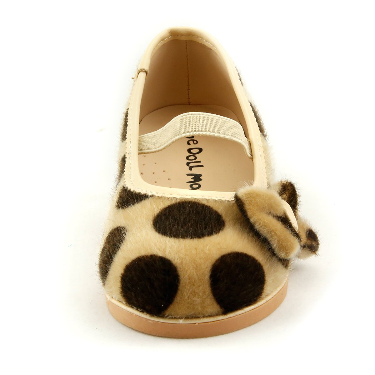 Polka Dot Mary Jane Flat Shoes for Girls - The Doll Maker Furskin Collection | Perfect for School, Parties & Dress-Up Play