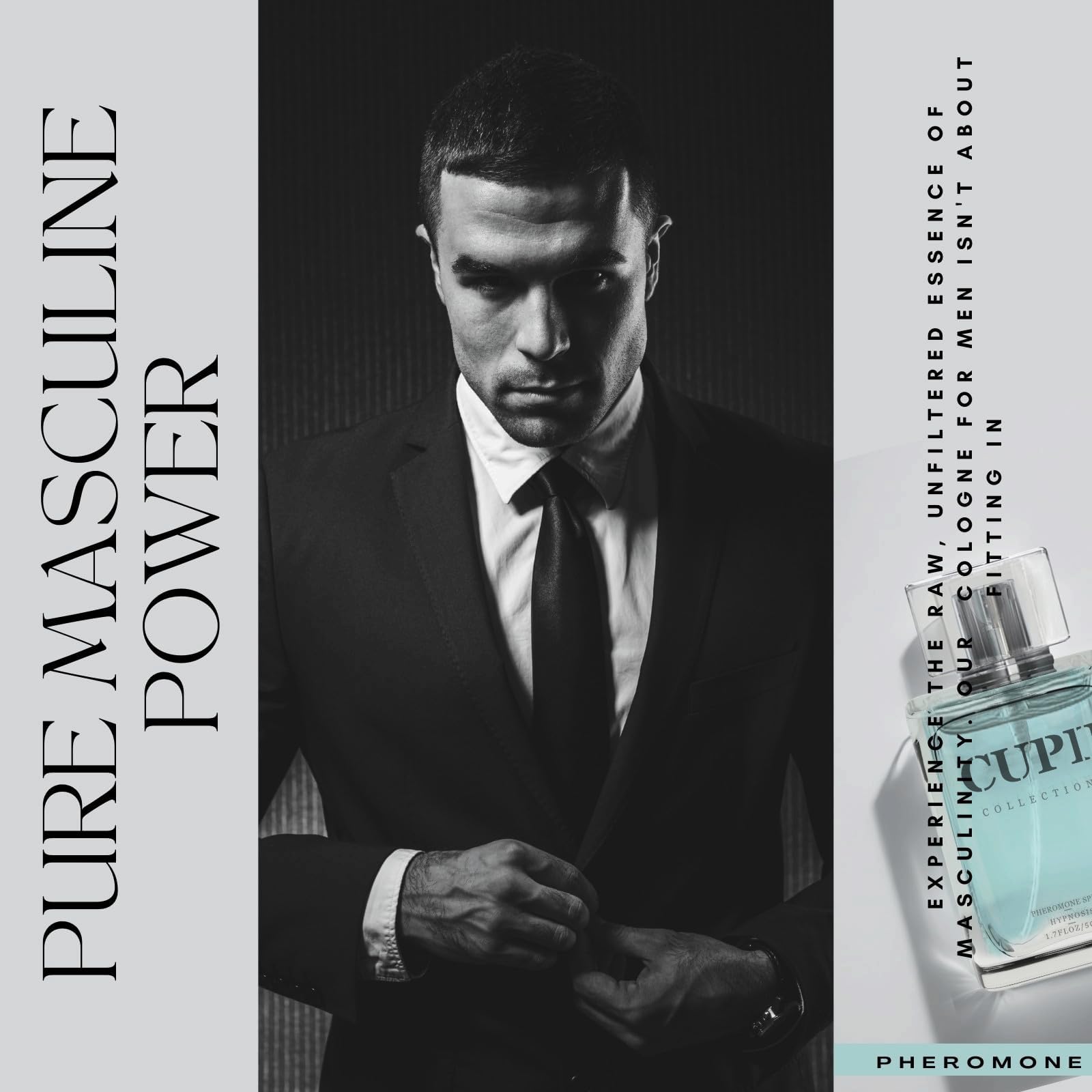 Cupid's Hypnosis 2.0 Cologne for Men - 50ml Pheromone Perfume | Attract Women & Boost Confidence | Perfect for Date Night, Office & Special Occasions