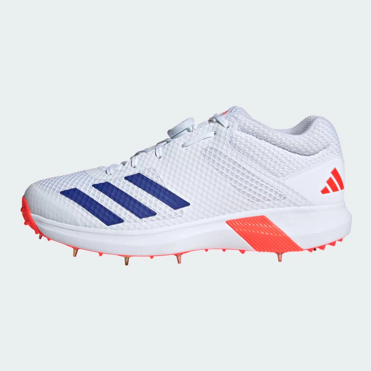 Adidas Adipower Vector Mid Full Spike Cricket Shoes 2024 - Men's Professional Cricket Footwear for Enhanced Grip & Performance - Perfect for Matches, Training & Outdoor Sports