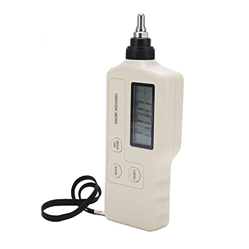 63A High-Accuracy LCD Digital Vibration Meter - Portable Mechanical Vibration Gauge for Industrial Equipment, HVAC Systems & Machine Maintenance (Lightweight & Easy to Use)