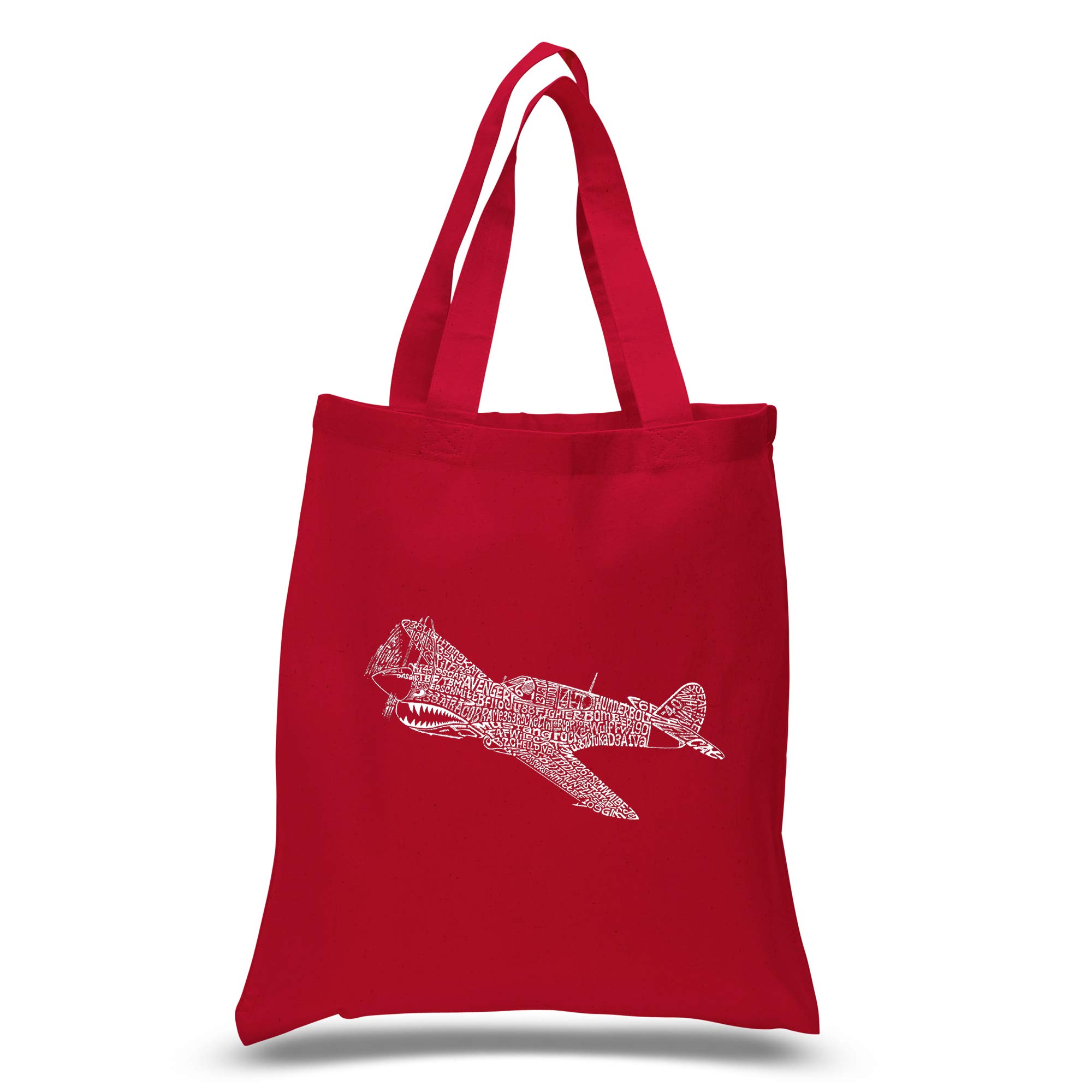 LA POP ART Small Word Art Tote Bag - Stylish Canvas Shopper for Women | Perfect for Grocery Shopping, Beach Trips & Everyday Use