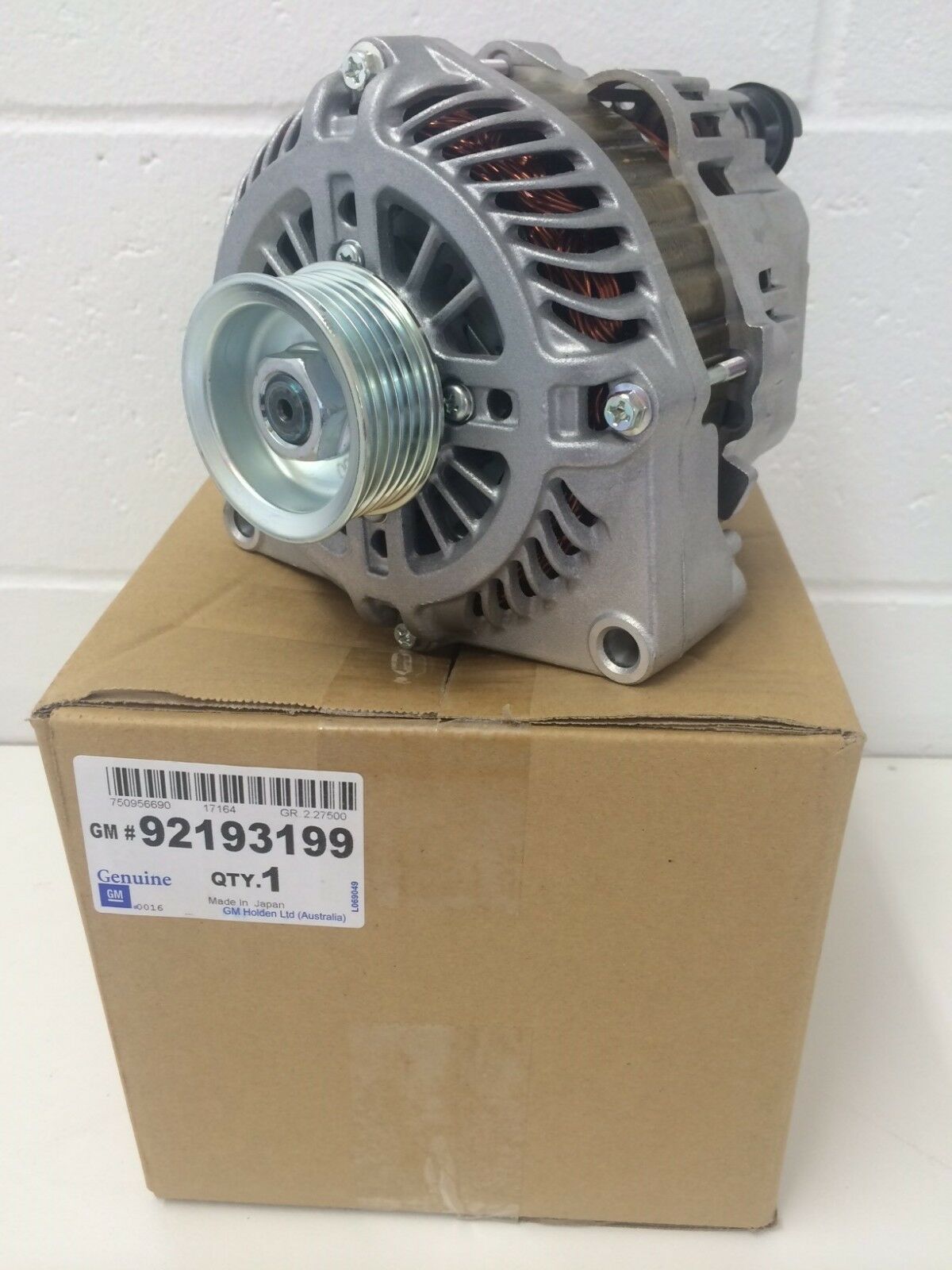 Genuine Holden VE V8 140 Amp Alternator 2007-2009 (Part# 92193199) - High-Performance Replacement for Commodore, Ute & Statesman - Perfect for Engine Upgrades & Electrical System Repairs