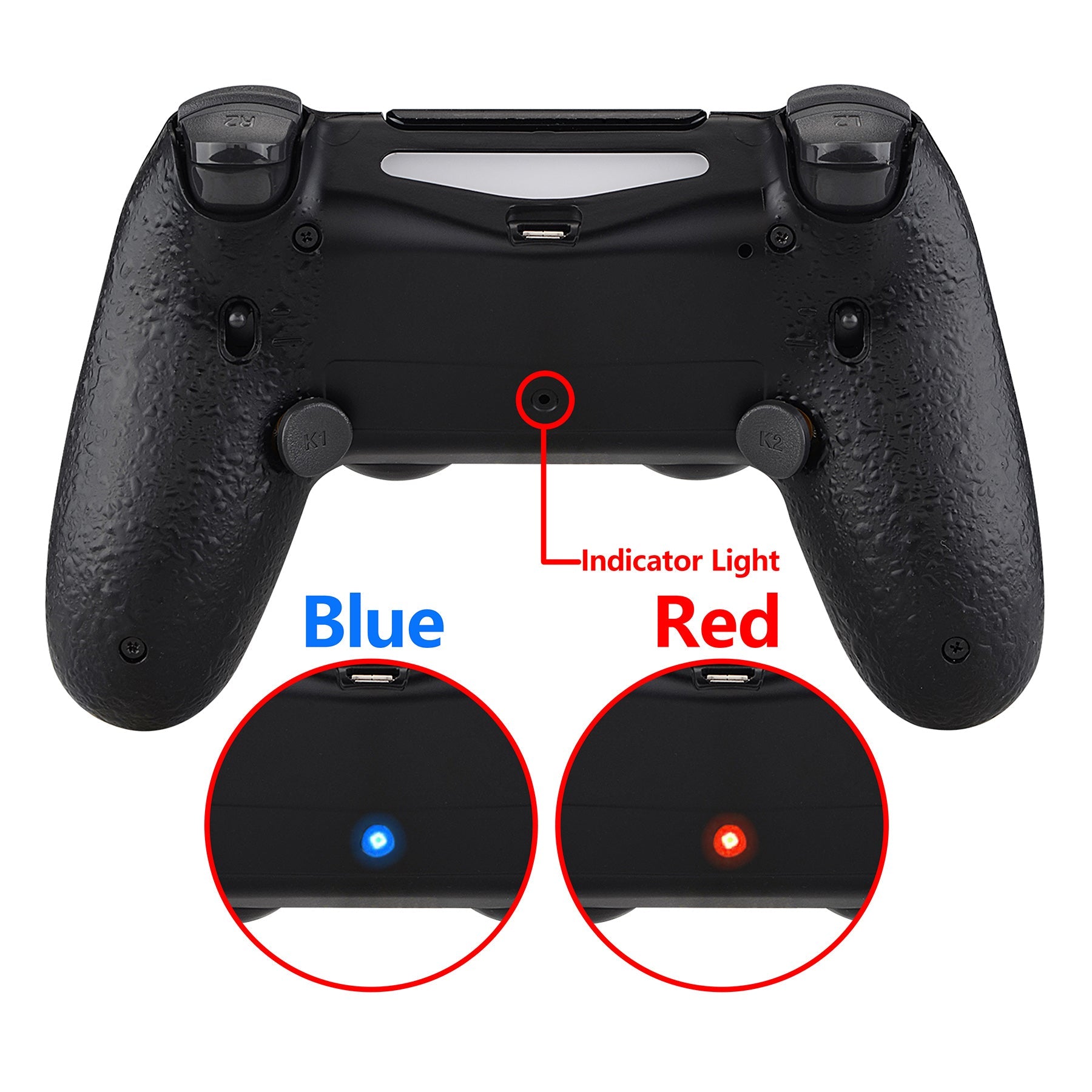 eXtremeRate Dawn 2.0 FlashShot Trigger Stop Remap Kit for PS4 Controller JDM 040/050/055 - Textured Black | Enhanced Gaming Performance for FPS & Competitive Play