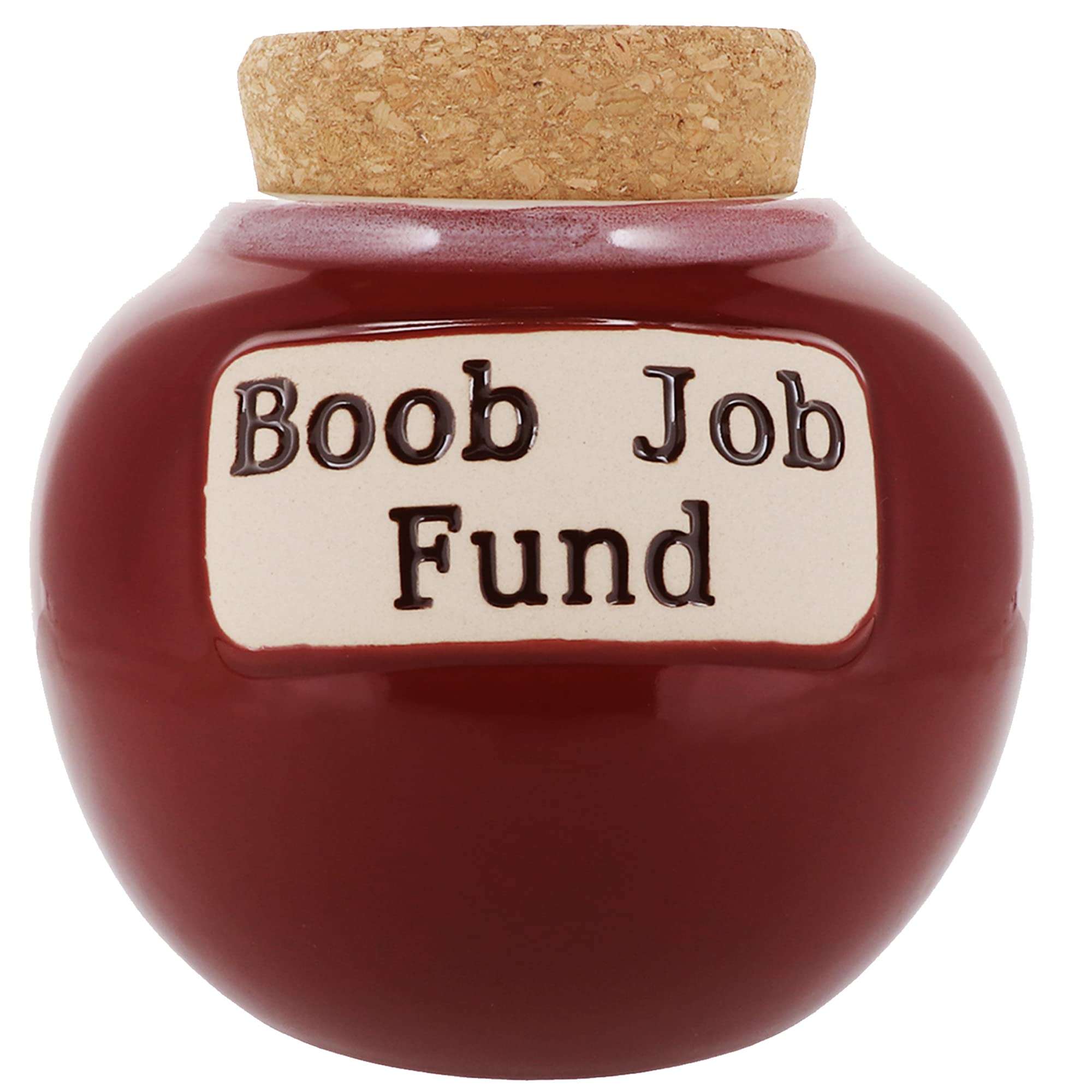 Funny Piggy Bank for Women - Unique Adult Novelty Candy Jar - Perfect Friend Gift & Mastectomy Recovery Present - Great for Home Decor, Office Desk & Gift Giving Occasions