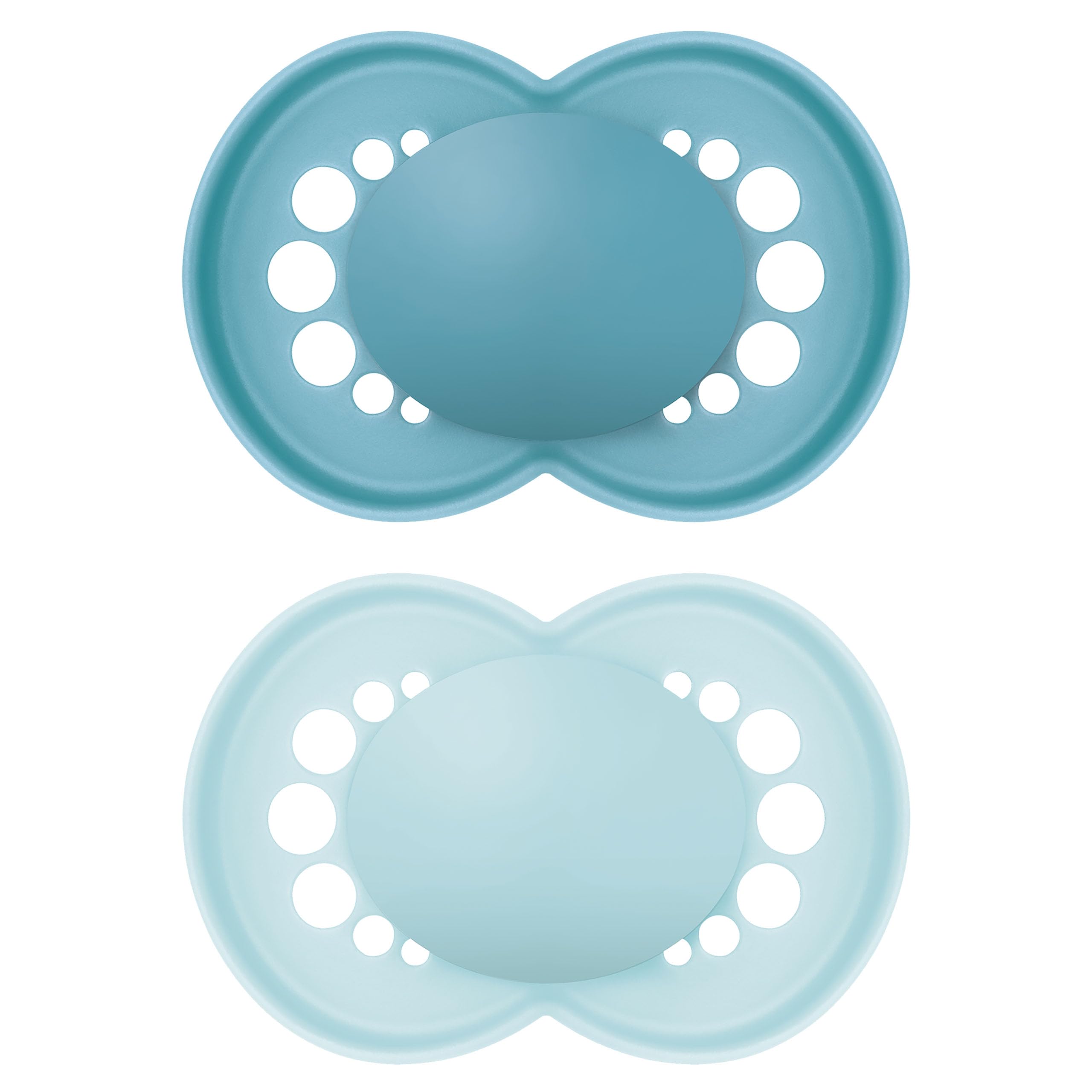 MAM Original Matte Baby Pacifiers for 16+ Months - BPA-Free Silicone Soothers for Breastfed Infants - 2 Pack with Sterilizer Case - Pediatrician Approved, Easy to Clean | Perfect for Daycare, Travel & Comforting Fussy Babies