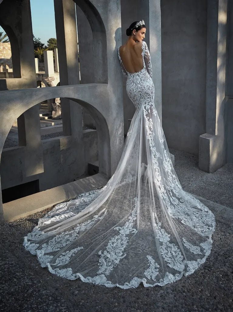 Atelier Pronovias Toulou Wedding Dress - Size 10 | Elegant Bridal Gown for Church Ceremony & Formal Reception