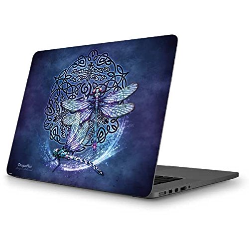 Skinit Decal Laptop Skin for MacBook Pro 13 (2013-2015 Retina Display) - Dragonfly Celtic Knot Design | Protective Vinyl Cover for Work, School & Travel